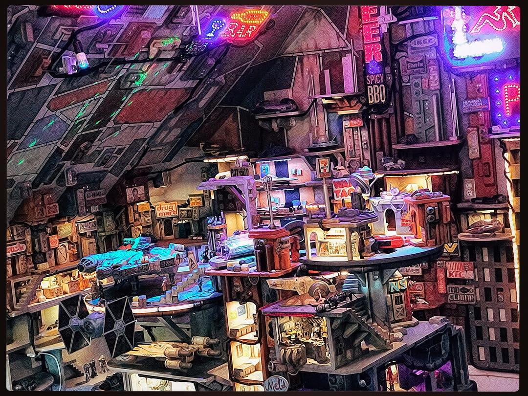 Empire Toy Works - Rotgut Station Spaceport 1:18 scale city sized ...