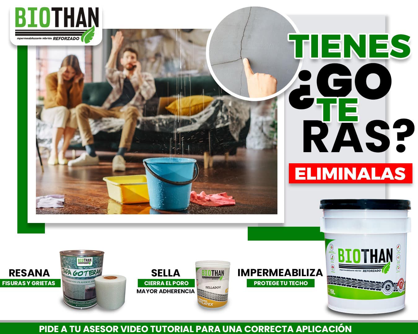 Que las goteras no afecten tu... - Biothan Coacalco