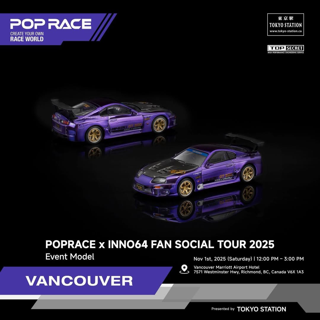 TOP SECRET トヨタスープラ GT300 2025イベント限定 INNO64 TOYOTA