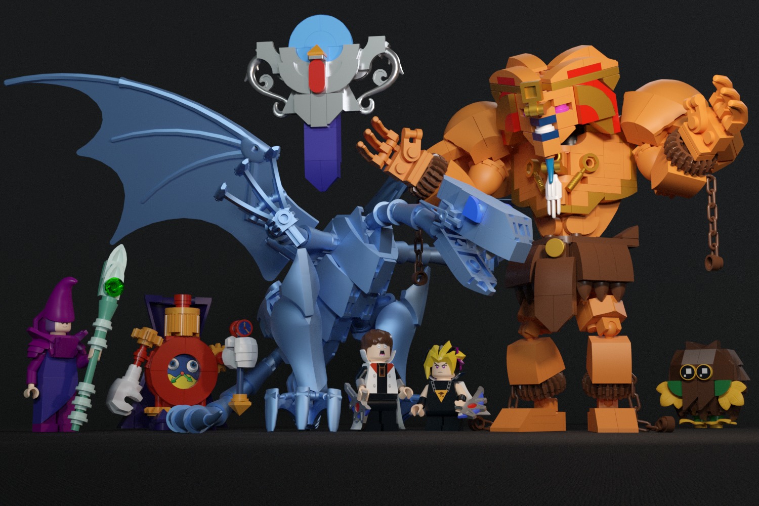 lego yugioh cards Yu Gi Oh Series  Lab9minifigs I made YuGiOh card made