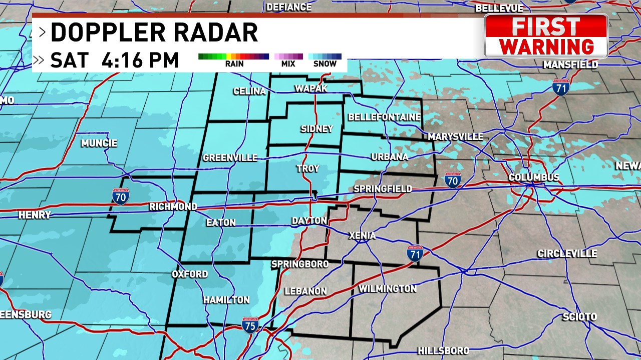 Your DAY - Snow is showing up on radar but it's not... | Facebook