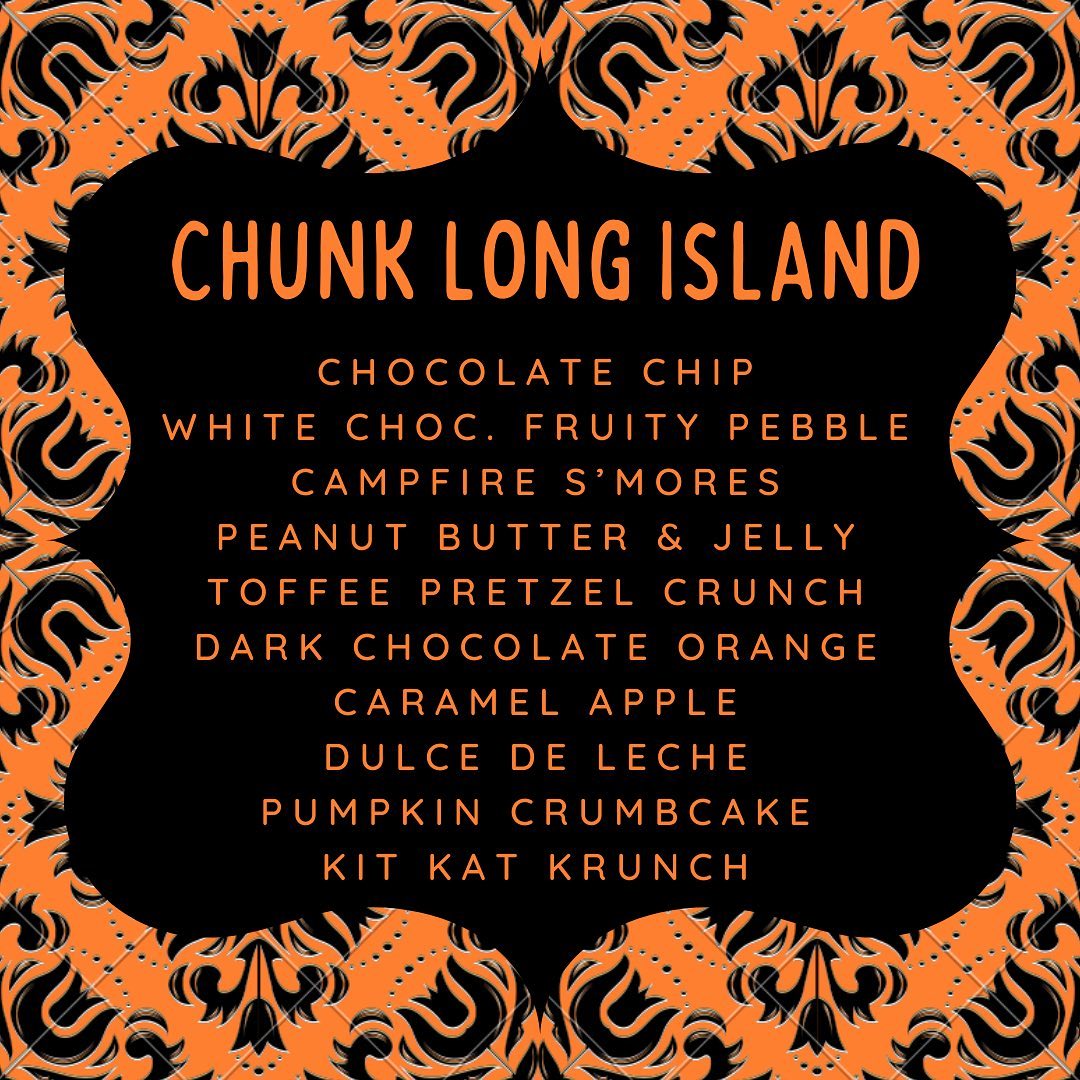 HERE IS THE MENU FOR THIS WEEKEND! 🔥🔥🔥... - Chunk Long Island