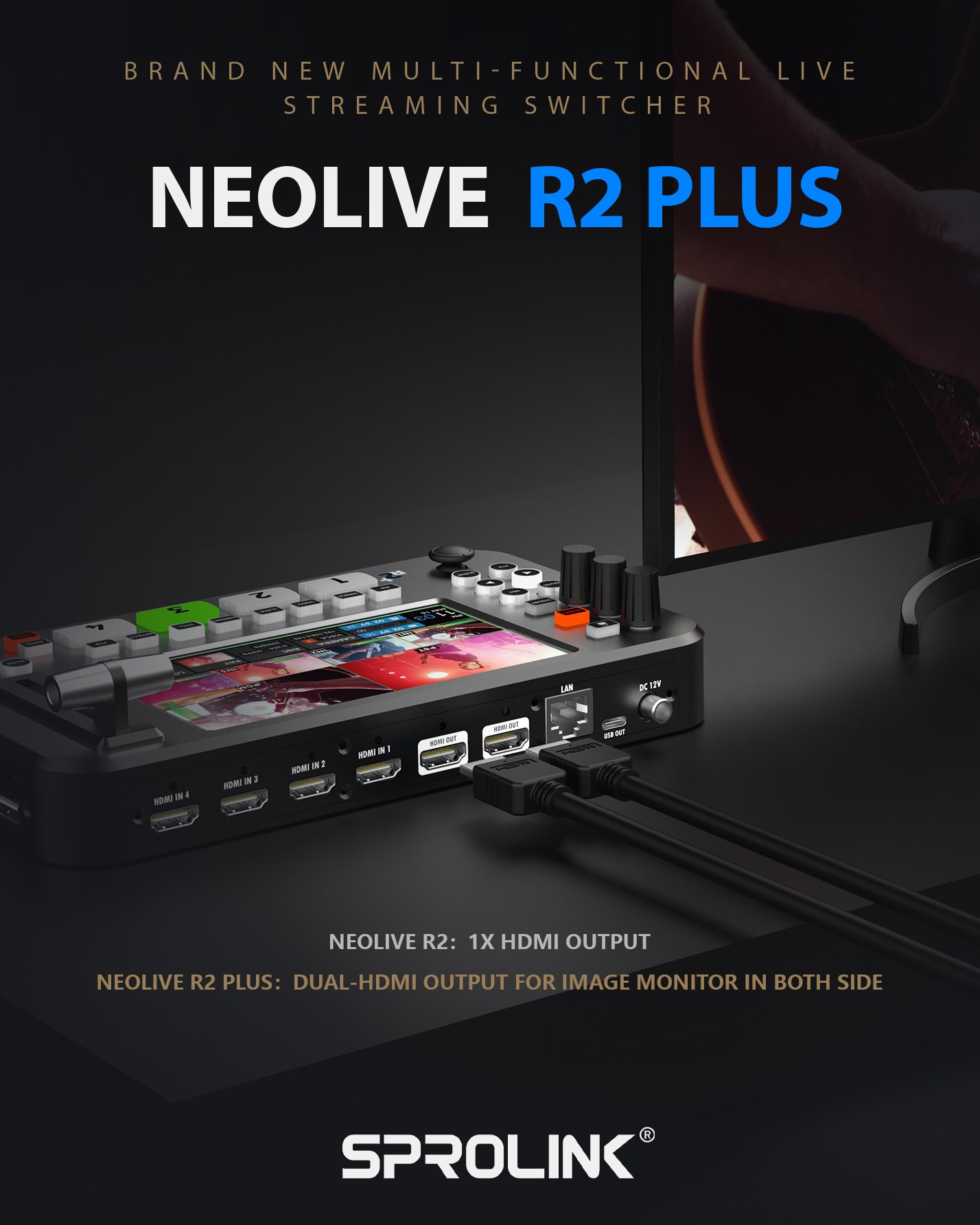 SPROLINK - 🔥NeoLIVE R2 Plus #videoswitcher is equipped...