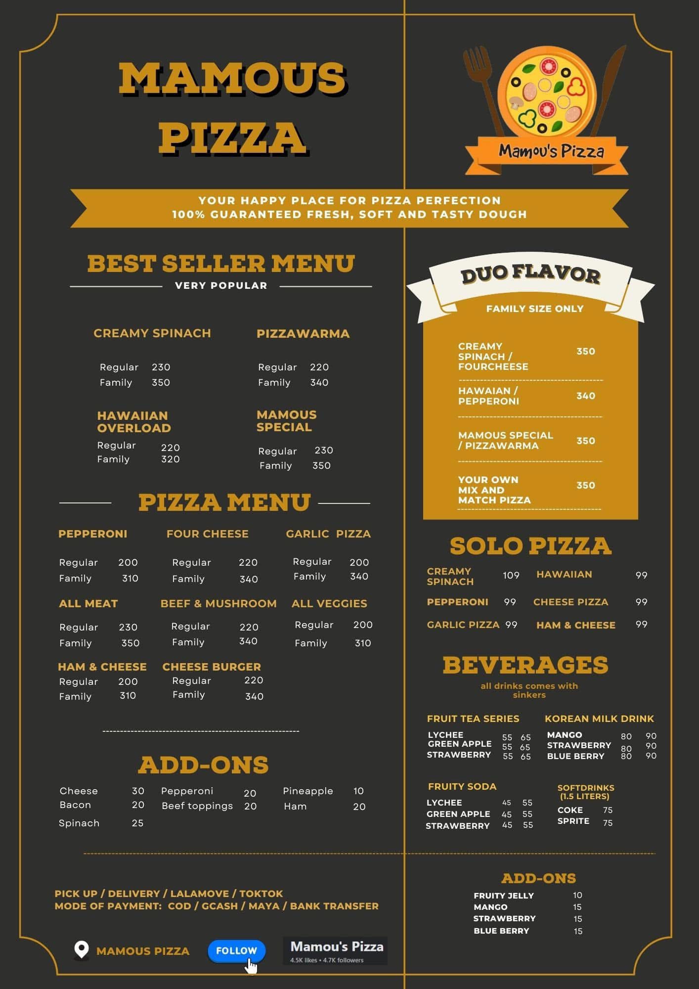 Mamou's Pizza | Rizal