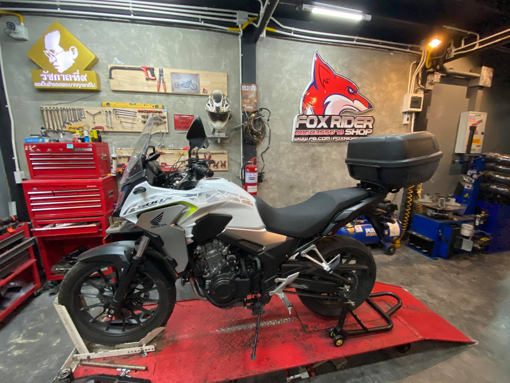 Fox Rider Shop - 🦊 CB500X ติดตั้งกล่อง Givi E43 ราคา 5,000... | Facebook