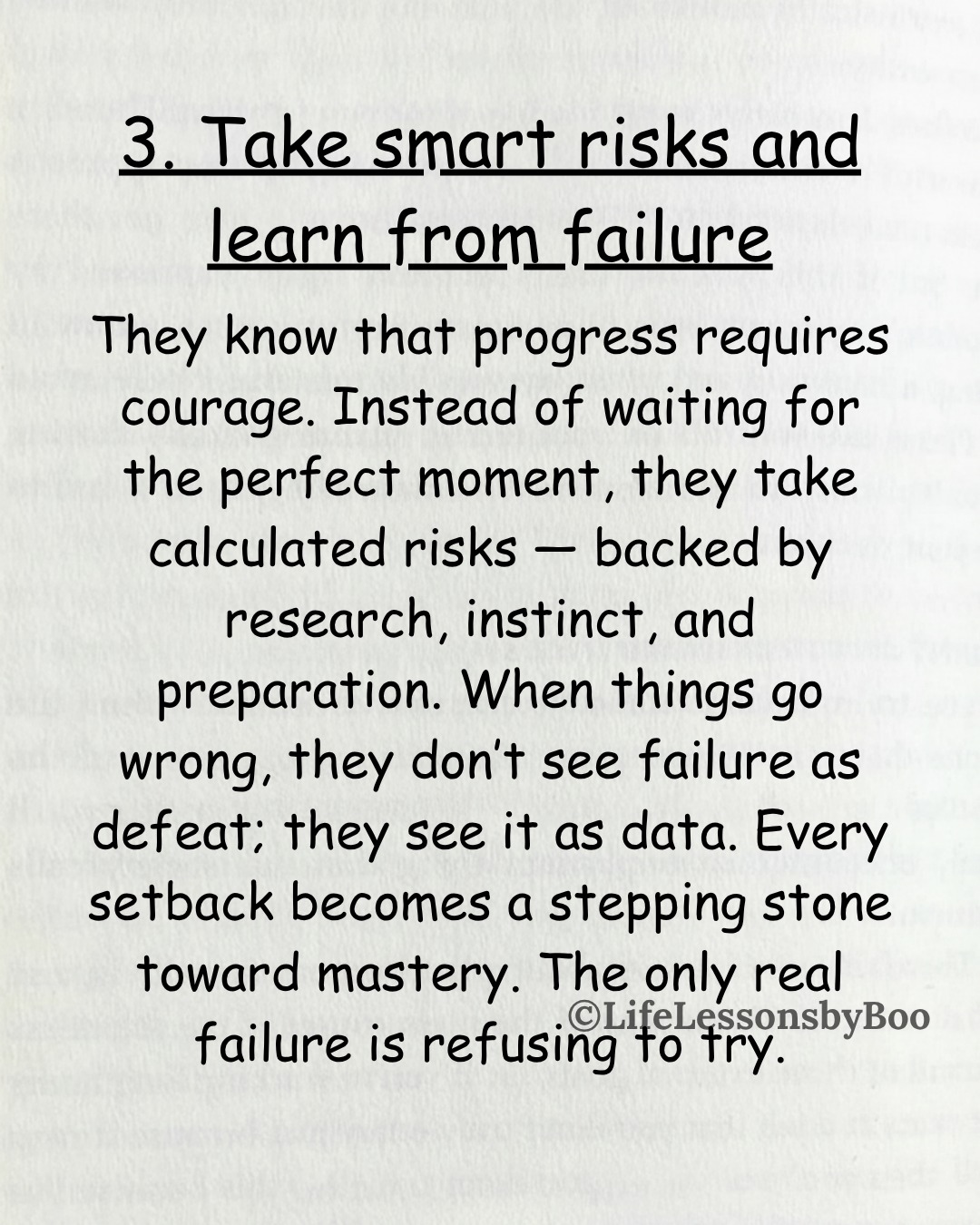 Life Lessons by Boo added a new photo. - Life Lessons by Boo