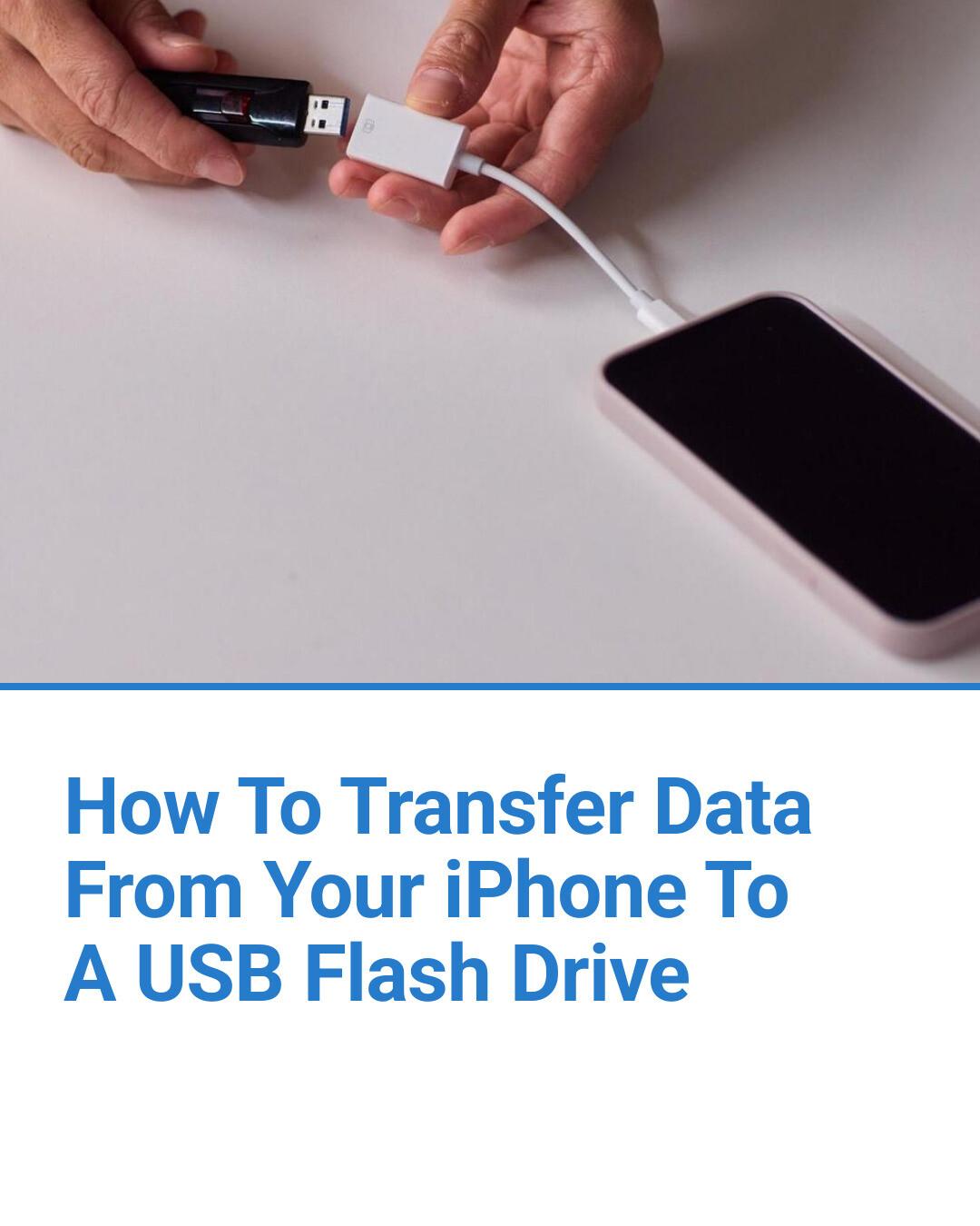 Apple - Backing up your iPhone to a USB drive is a great way to ...