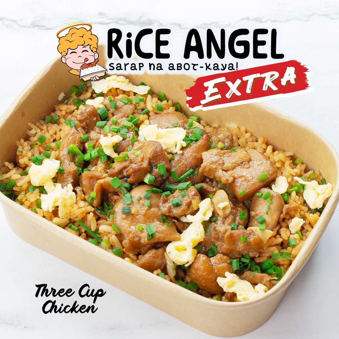 Rice - Enjoy Three Cup Chicken Rice Angel EXTRA for as low as ₱149. 😉 📍 ...