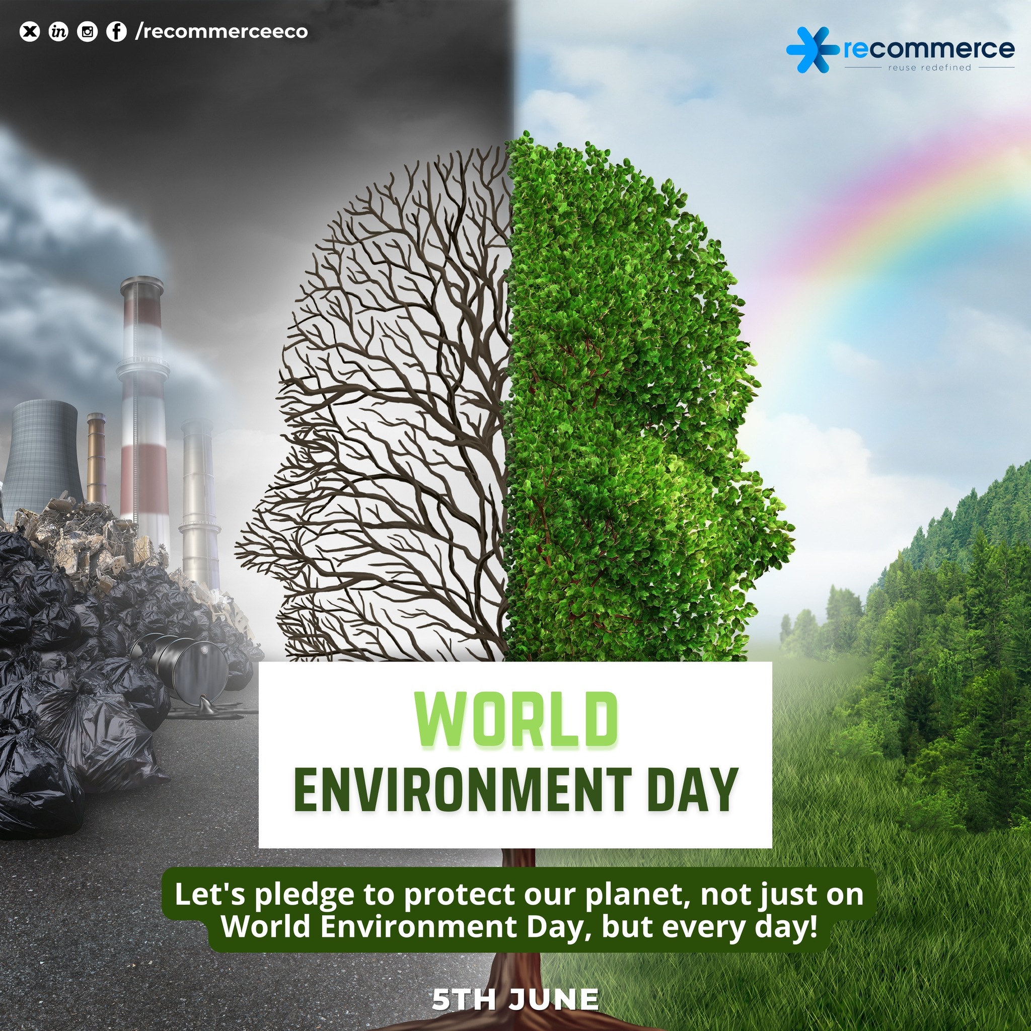 Recommerce - 🌍💥 ENVIRONMENT DAY ALERT 💥🌍 This isn't a... | Facebook