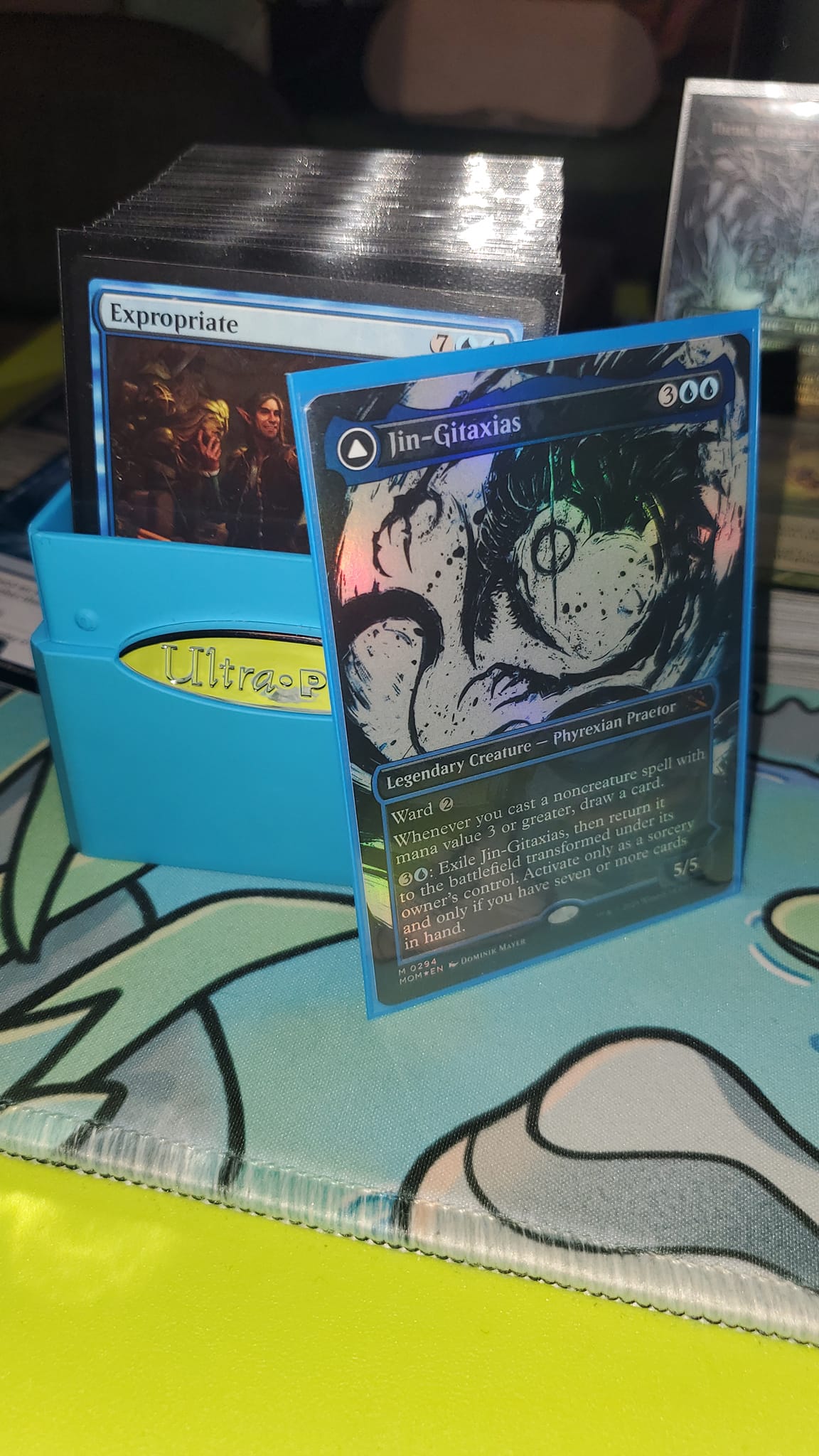 mtg jin gitaxias commander deck Jin-Gitaxias // The Great Synthesis [294] [Planar Showcase] [March of the Machine] [Foil]  Face to Face Games Legendary Creature Mtg New Phyrexia Jin-Gitaxias, Core