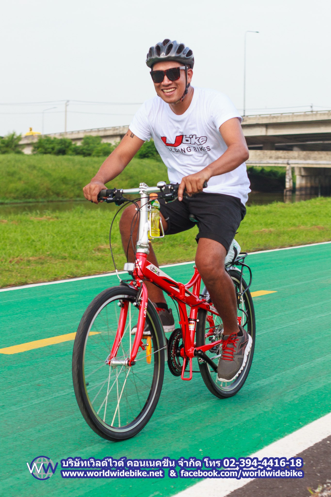 worldwidebike - จักรยายพับ Ubike รุ่น SPT 261 /18 Speed Shimano SORA วง ...