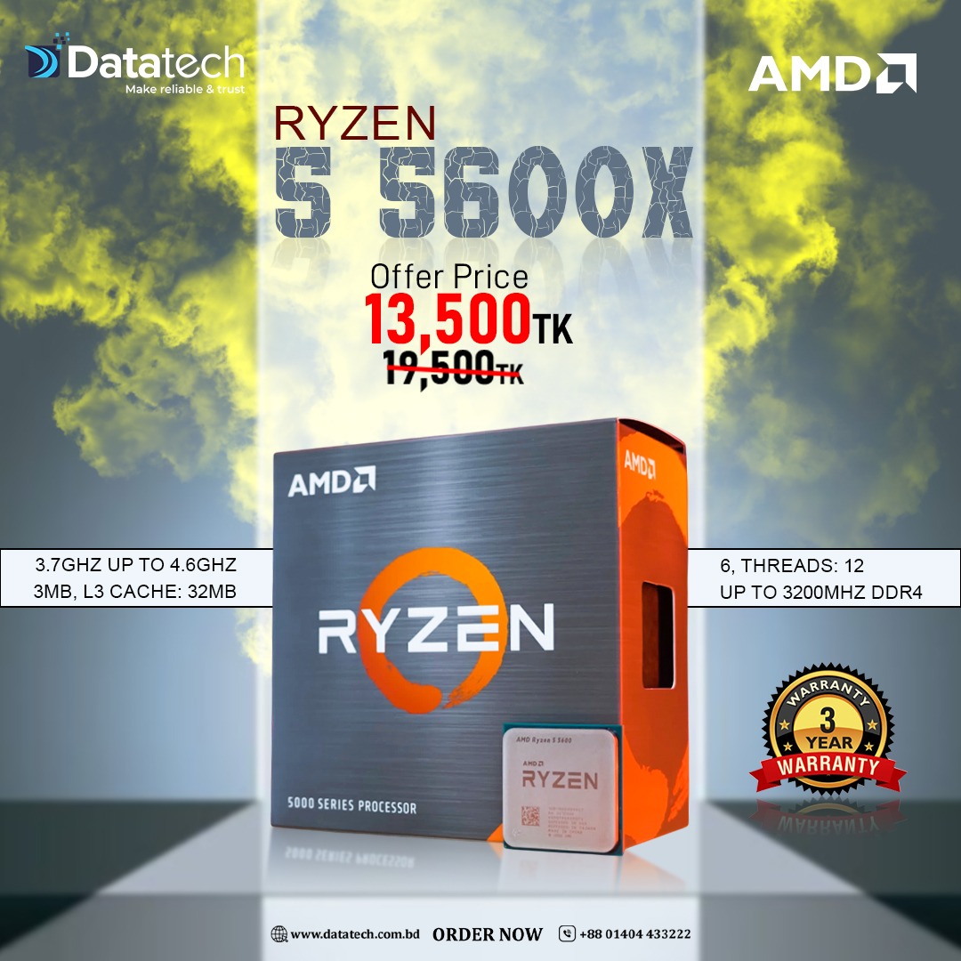 Update You PC with AMD Ryzen 5 5600X... - DataTech Computer | Facebook