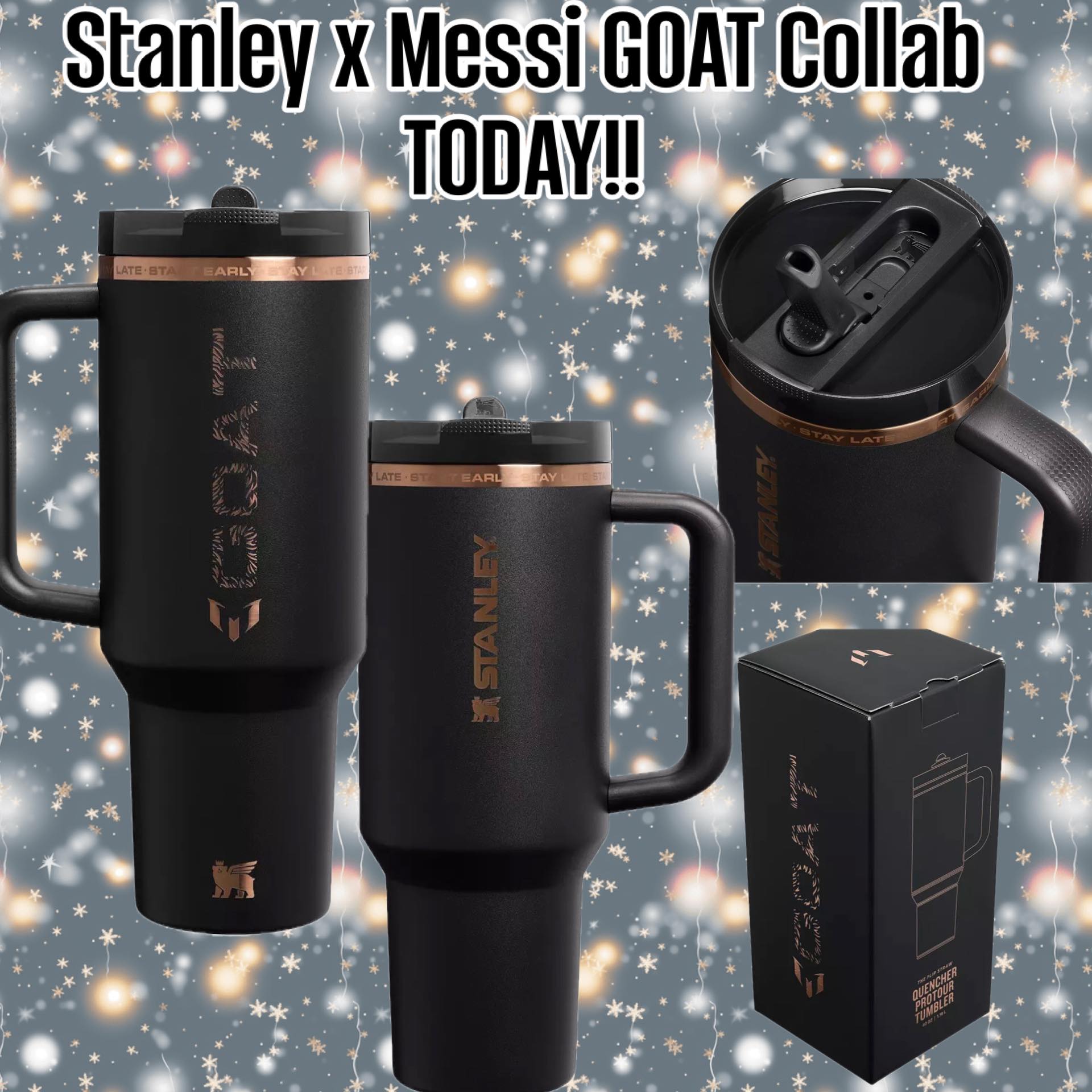 The GOAT has arrived. The Messi x Stanley 1913 collection is now