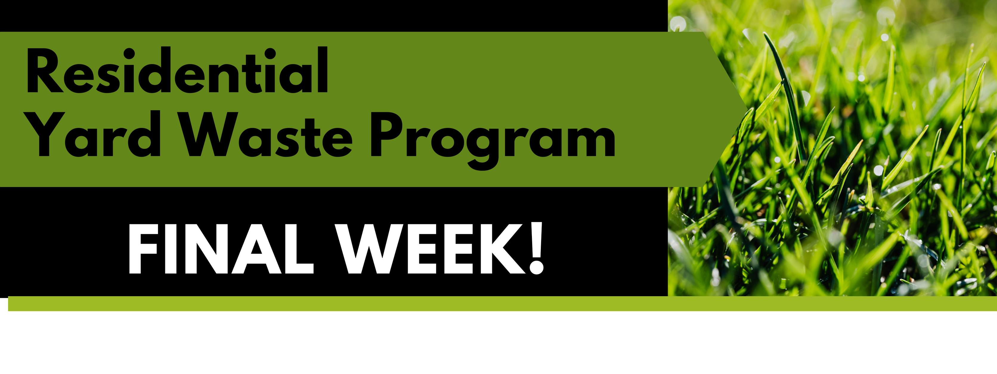 Image showcasing Town - The residential yard waste collection program is wrapping up for ...
