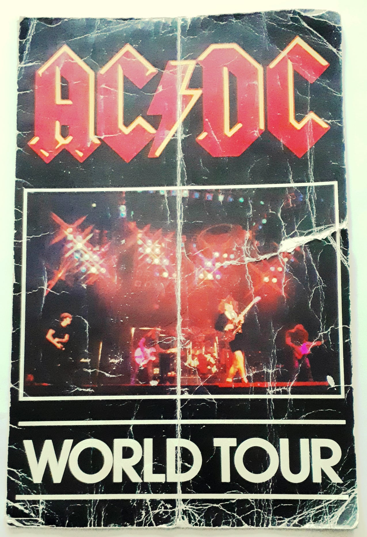 Vintage AC/DC and Hatchet concert tickets from 1981 and 1982