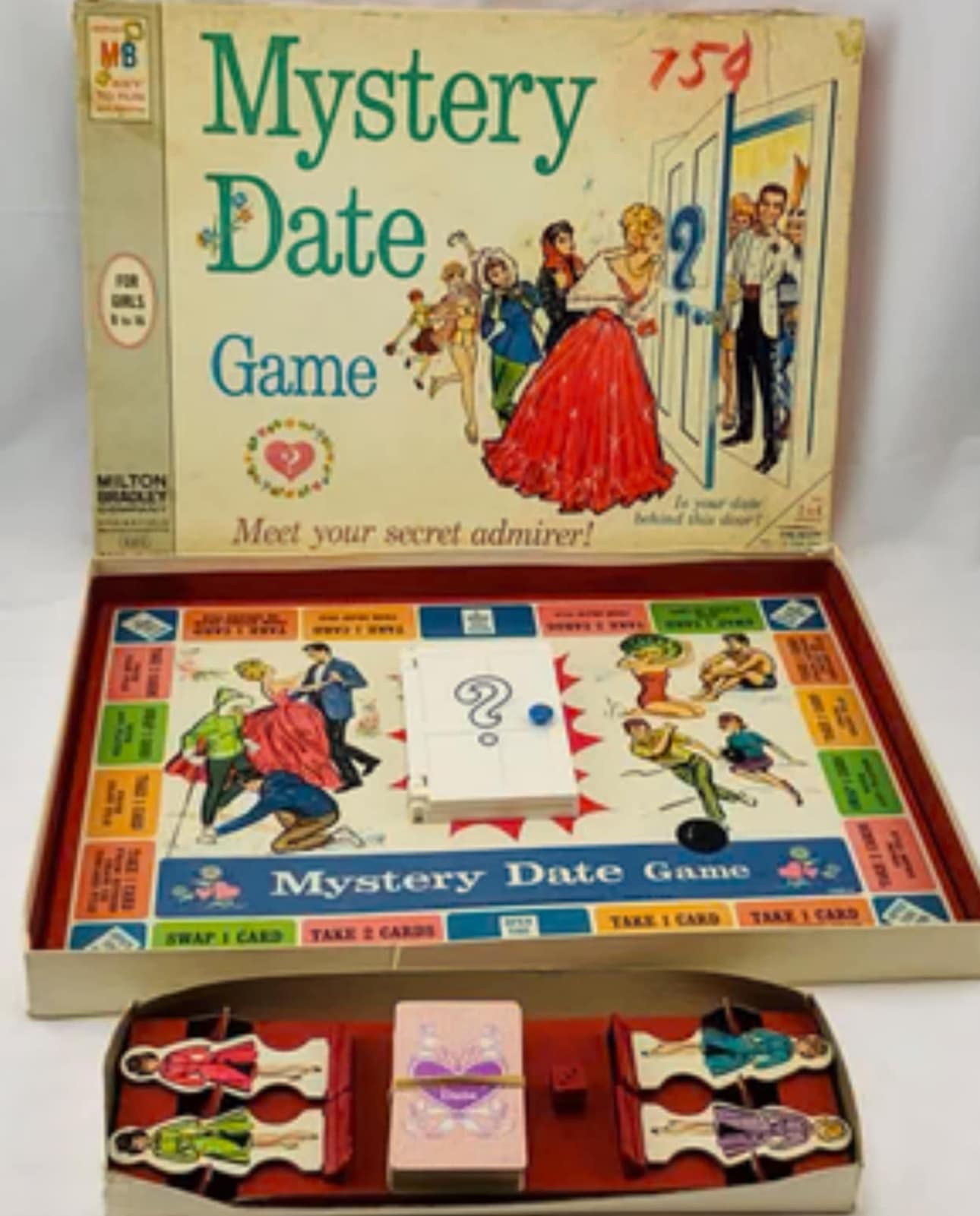 1965 Milton Bradley “Mystery Date” game. I loved this one! Did you