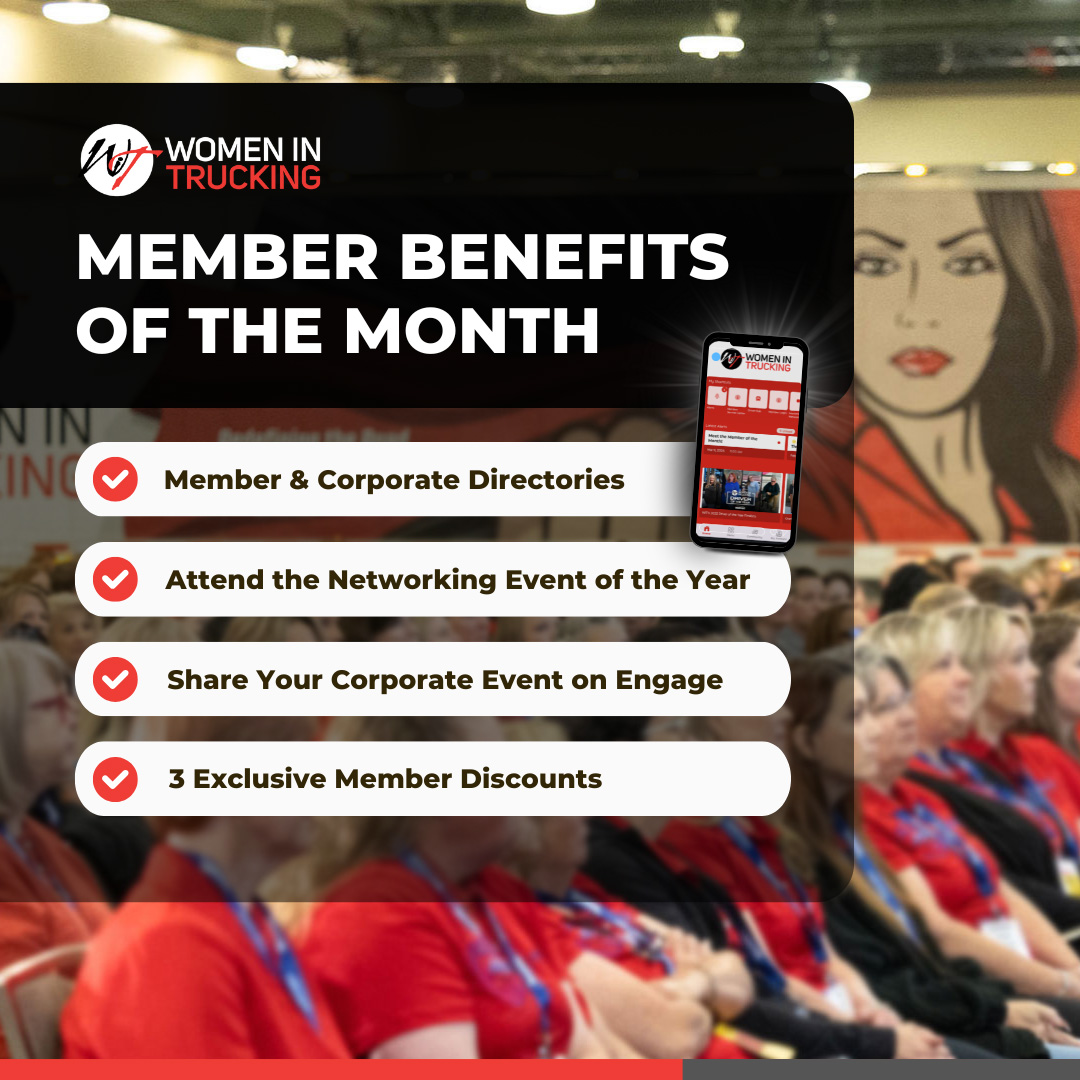 ICYMI: Each month, we... - Women In Trucking Association | Facebook