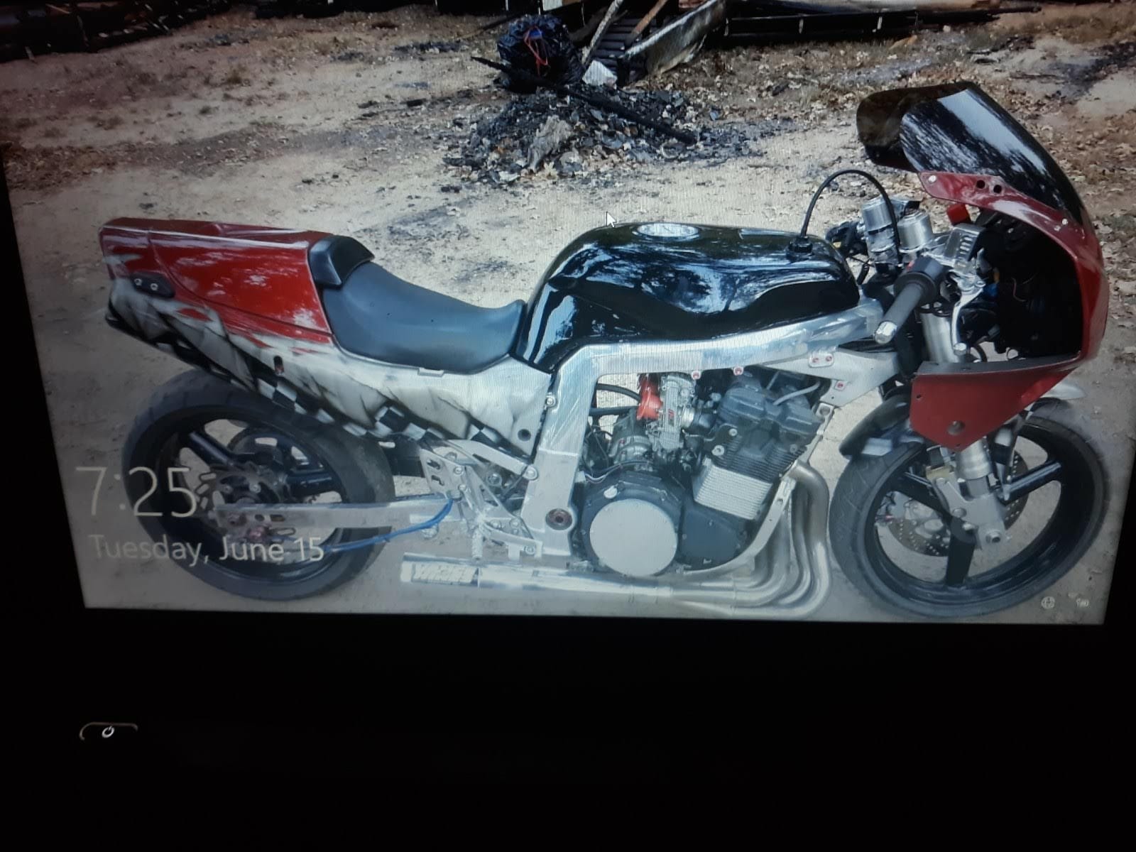 1998 1340 Grudge Bike ran 8.87@152 on just the motor has 100hp