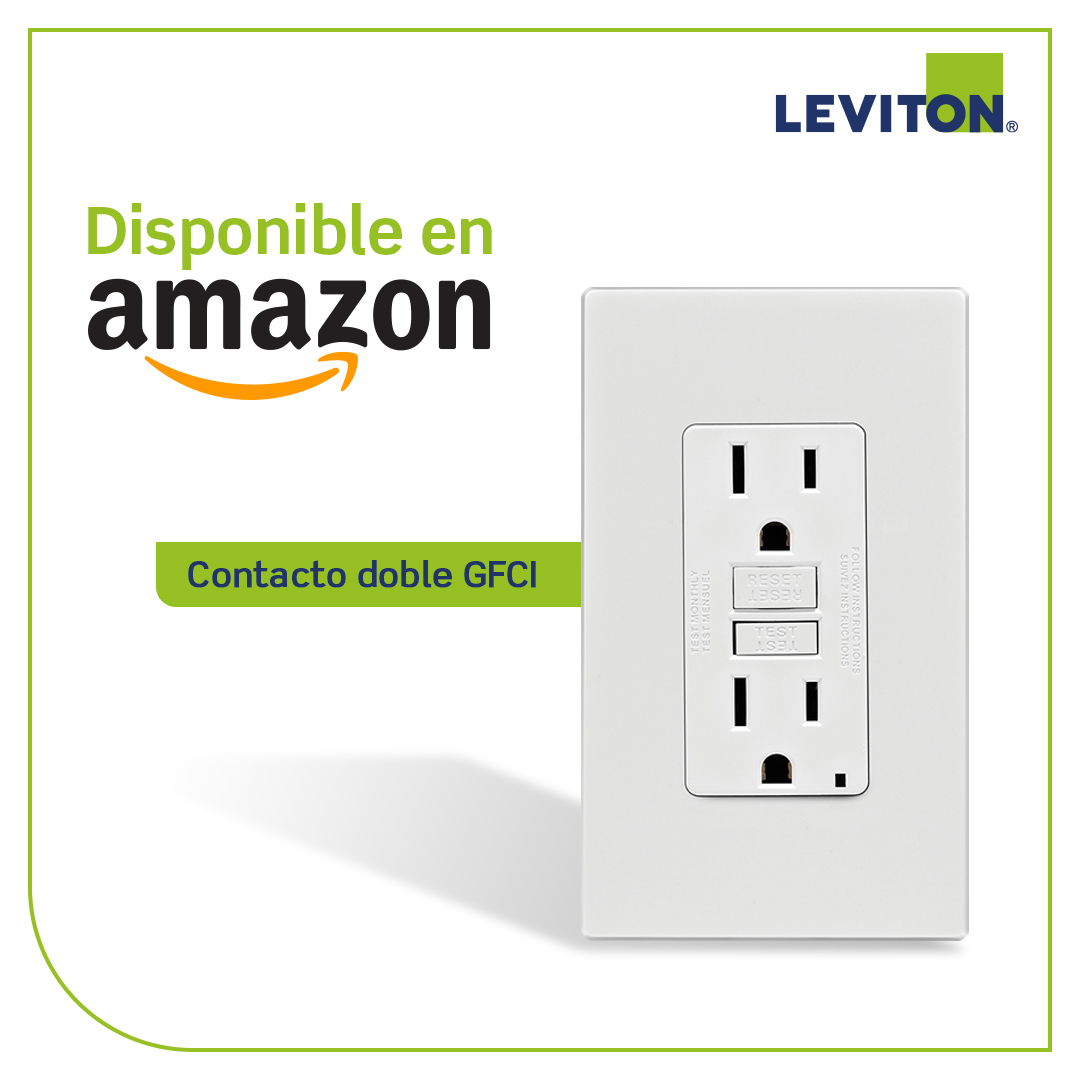 Leviton GFNT1-GY Self-Test SmartlockPro Slim GFCI Non-Tamper-Resistant Receptacl