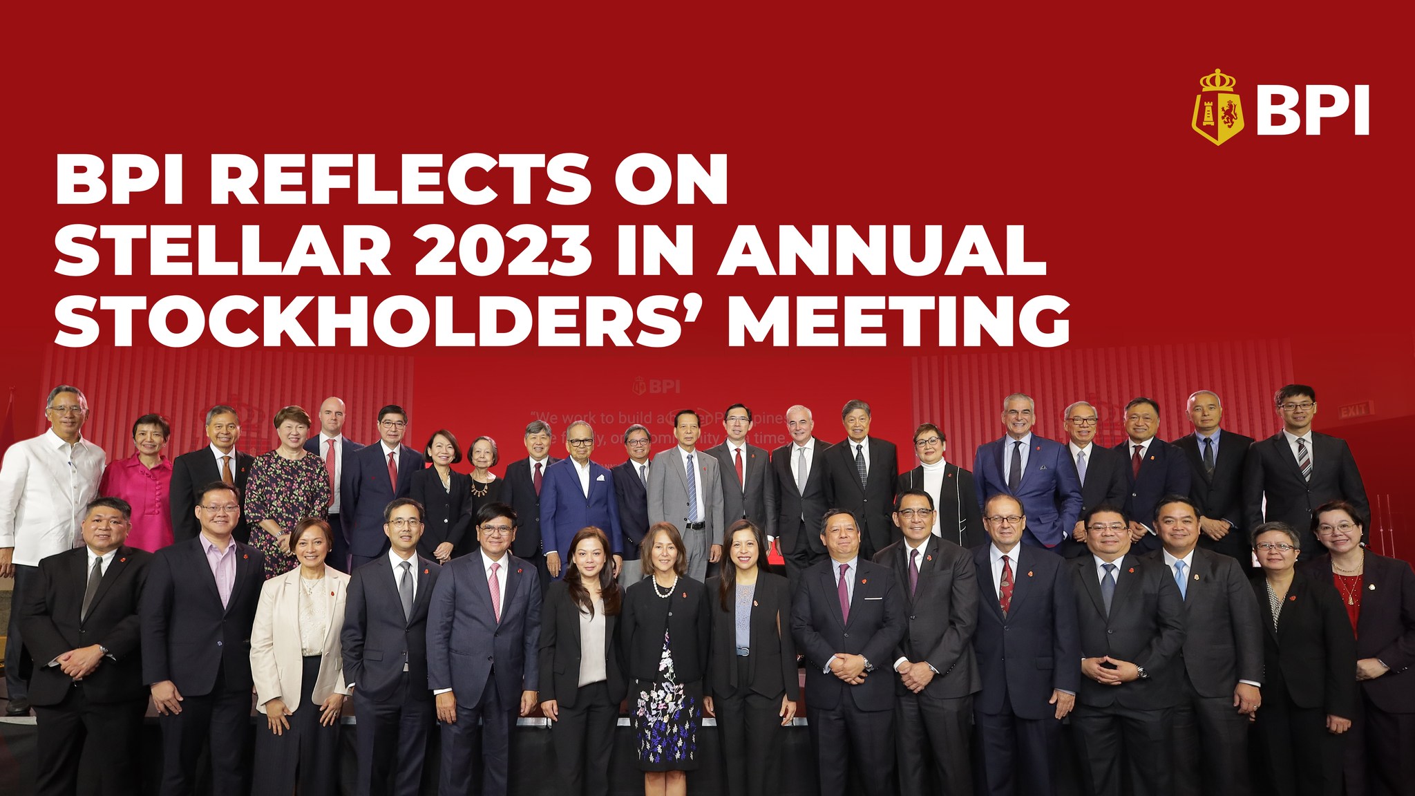 BPI - Reflecting on a remarkable 2023, BPI Chairman Jaime... | Facebook