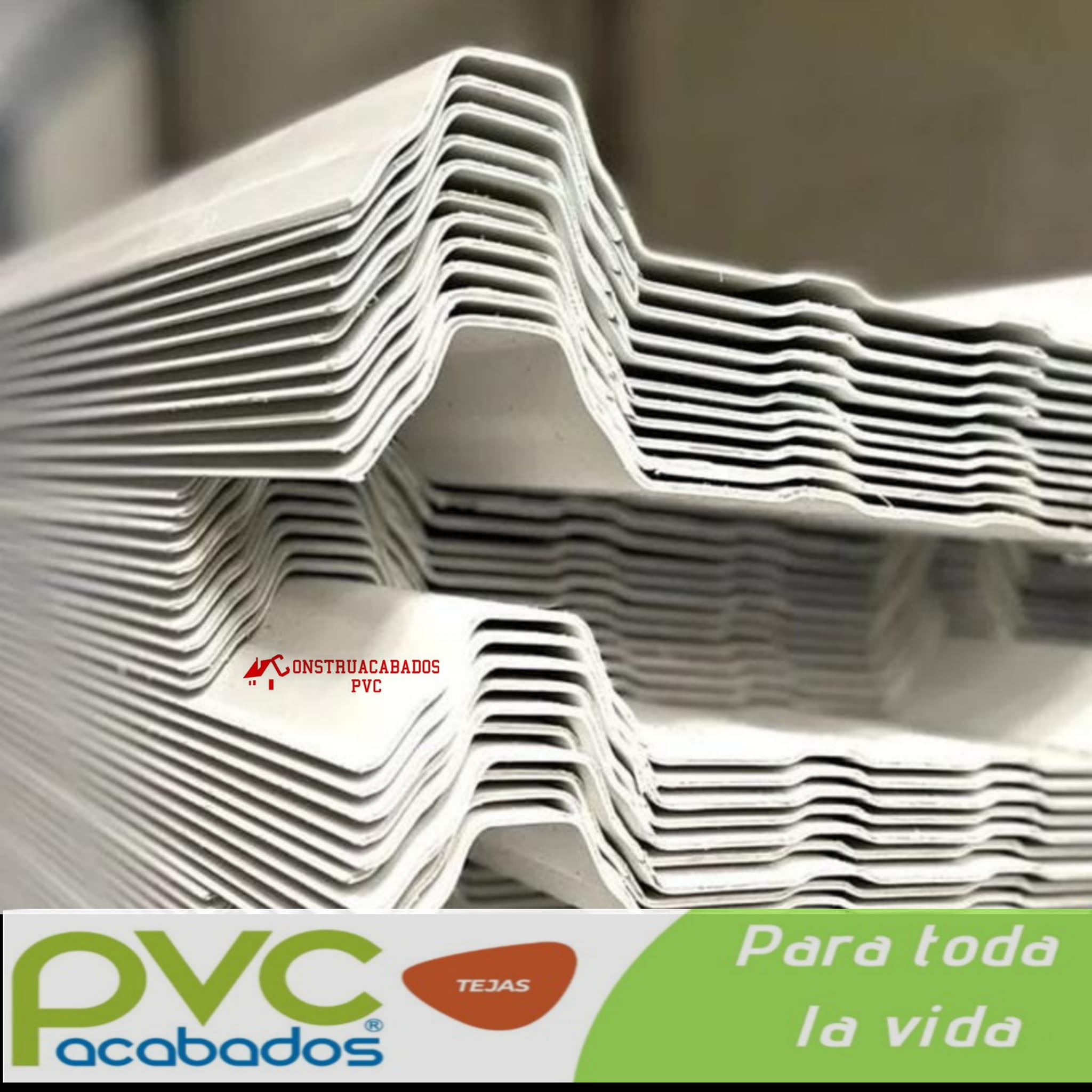 PVC Acabados - Las tejas UPVC, es un producto a base de... | Facebook