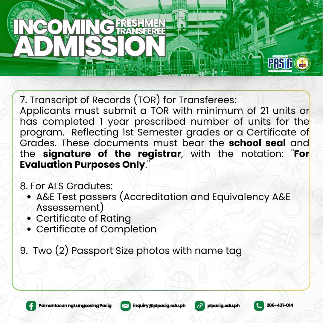 Pamantasan ng Lungsod ng... - Pamantasan ng Lungsod ng Pasig
