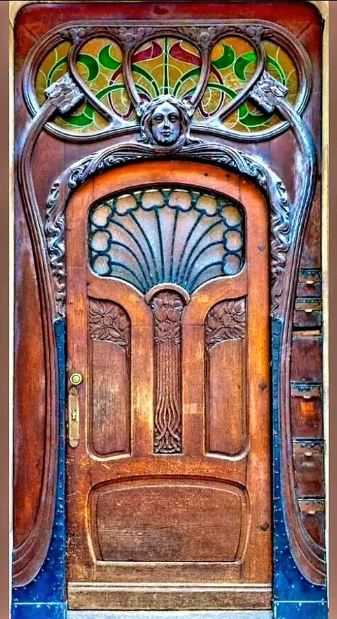 Art Nouveau building in Strasbourg, France