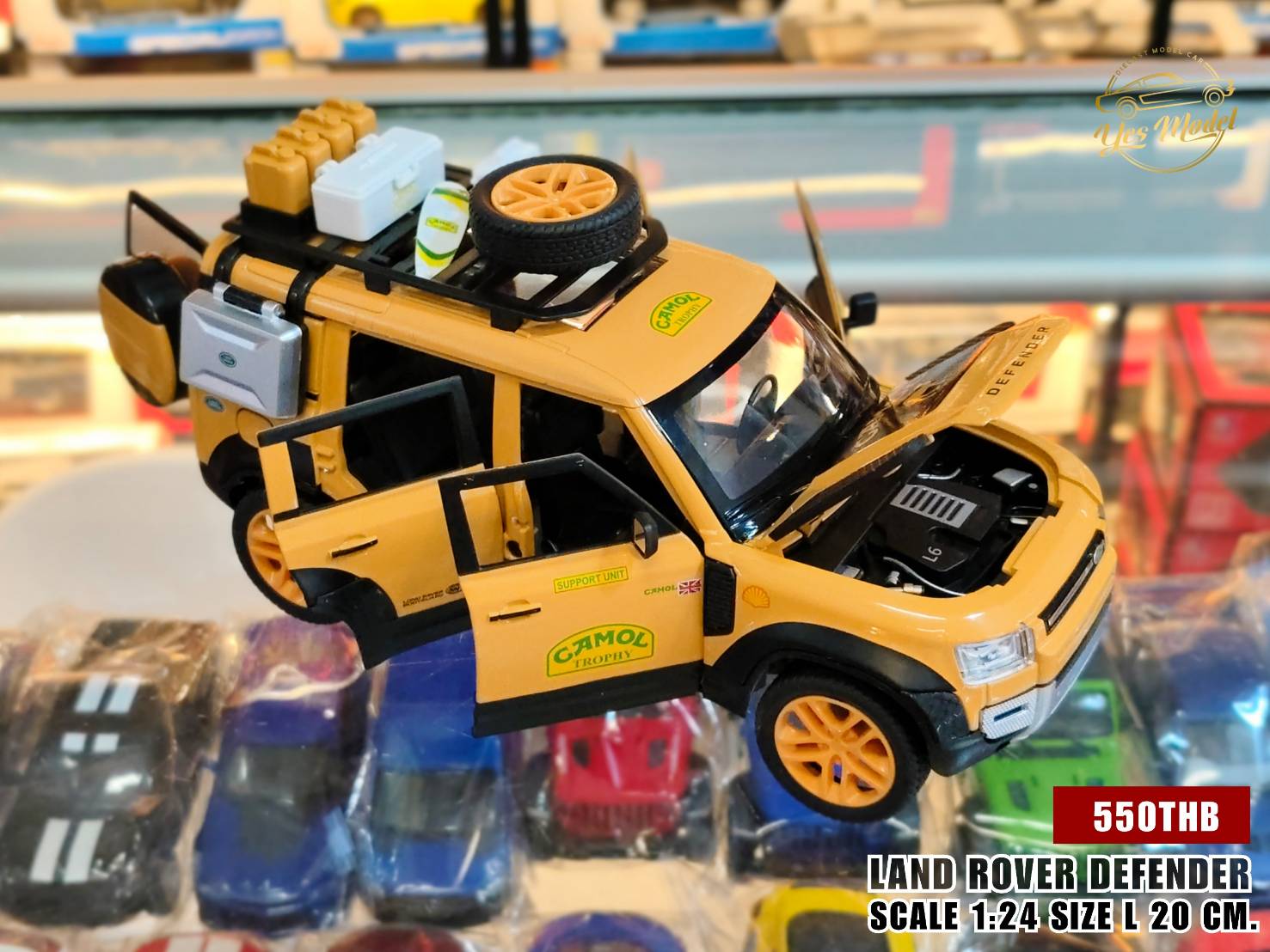 Yes - LAND ROVER DEFENDER SCALE 1:24 ความยาว 20 ซม. กว้าง 8 ซม. เปิด ...