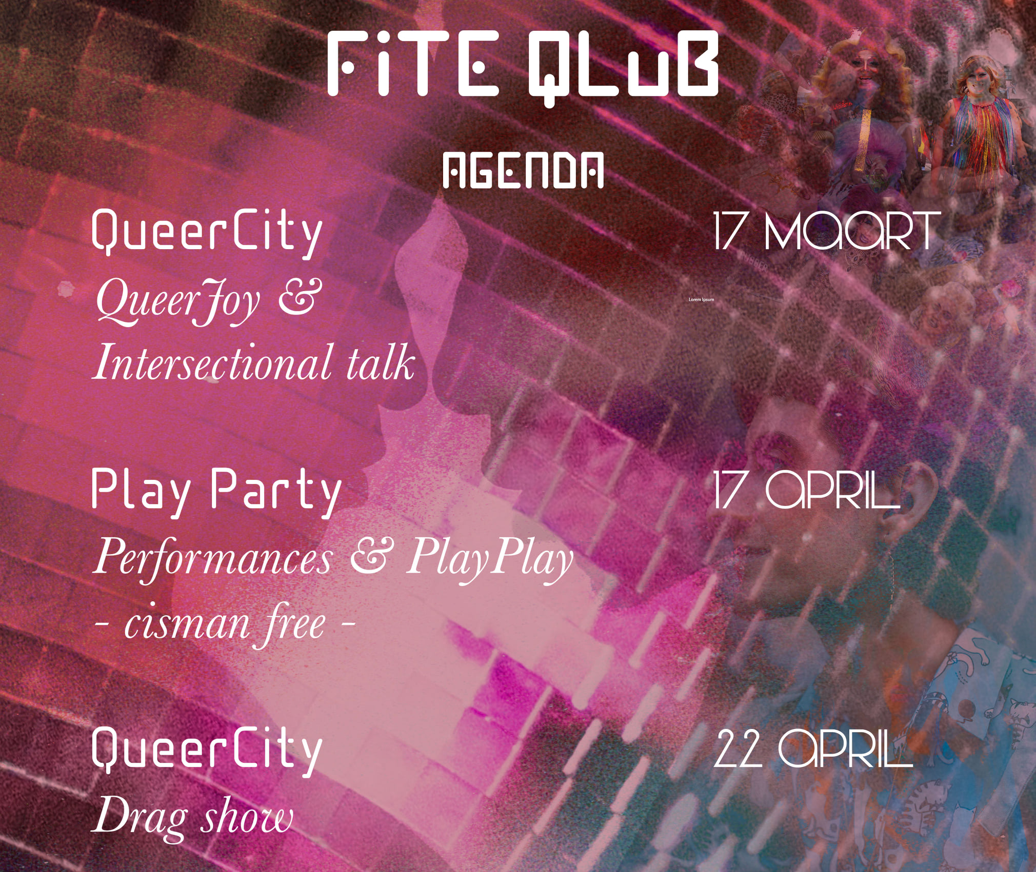 FiTe QLuB - The agenda for the months March and April!... | Facebook