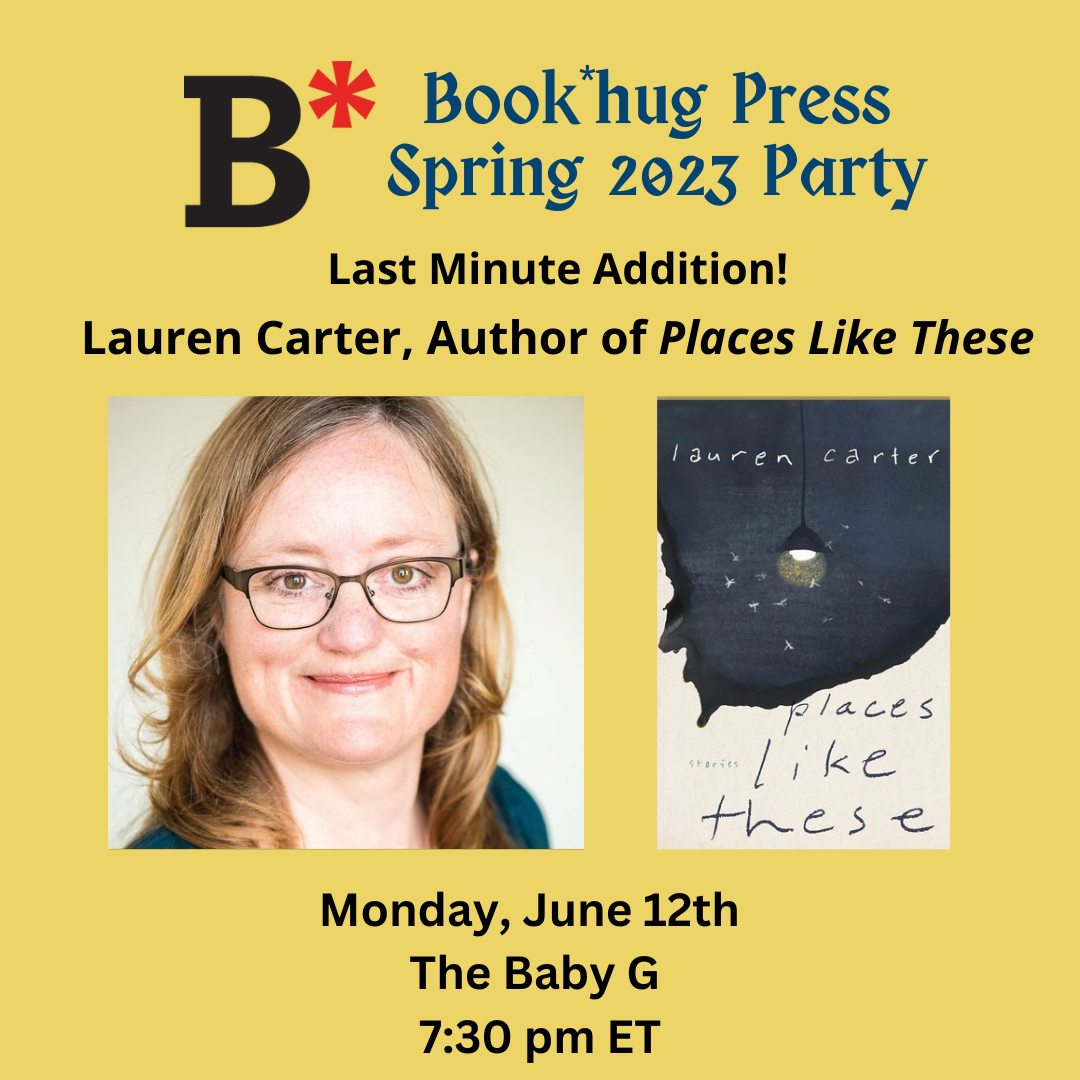 Bookhug Press - We are delighted to announce that Lauren...