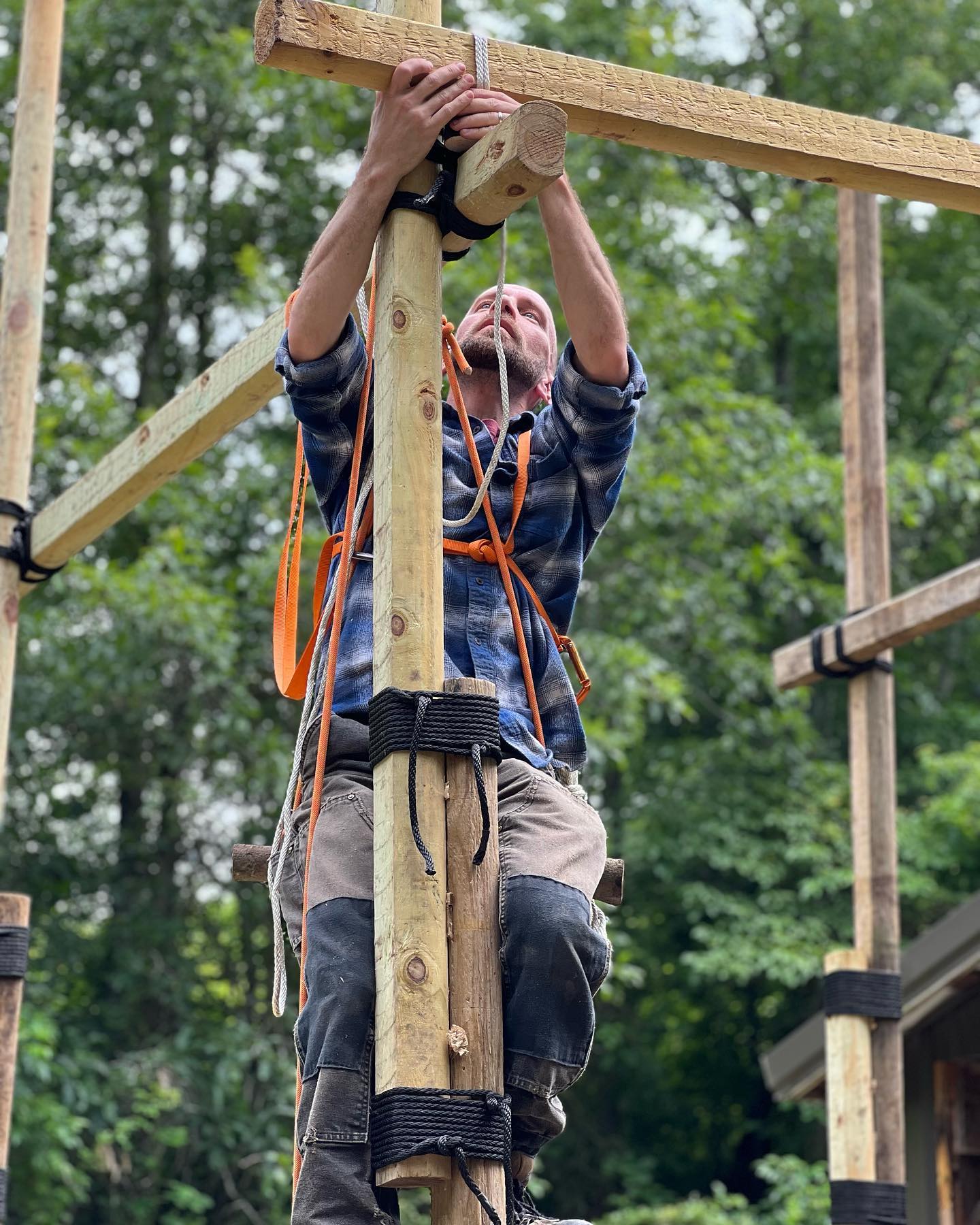 David - Building a 2 Story Tower at the Rope and Rigging Course # ...