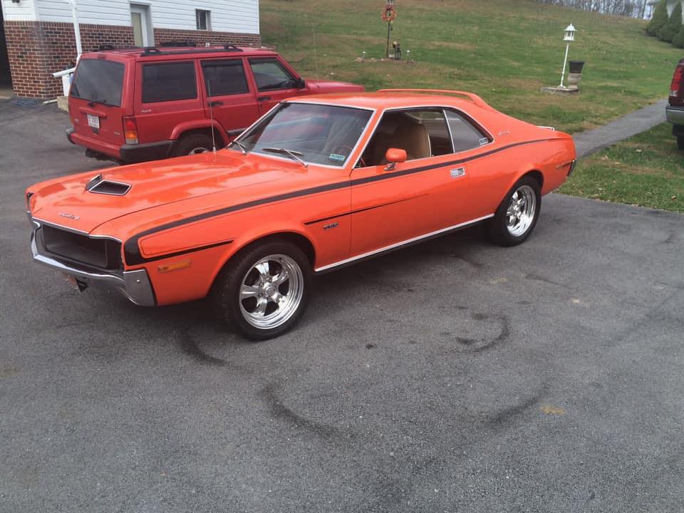 1970 Bittersweet Orange AMC Javelin SST with Go-Pak