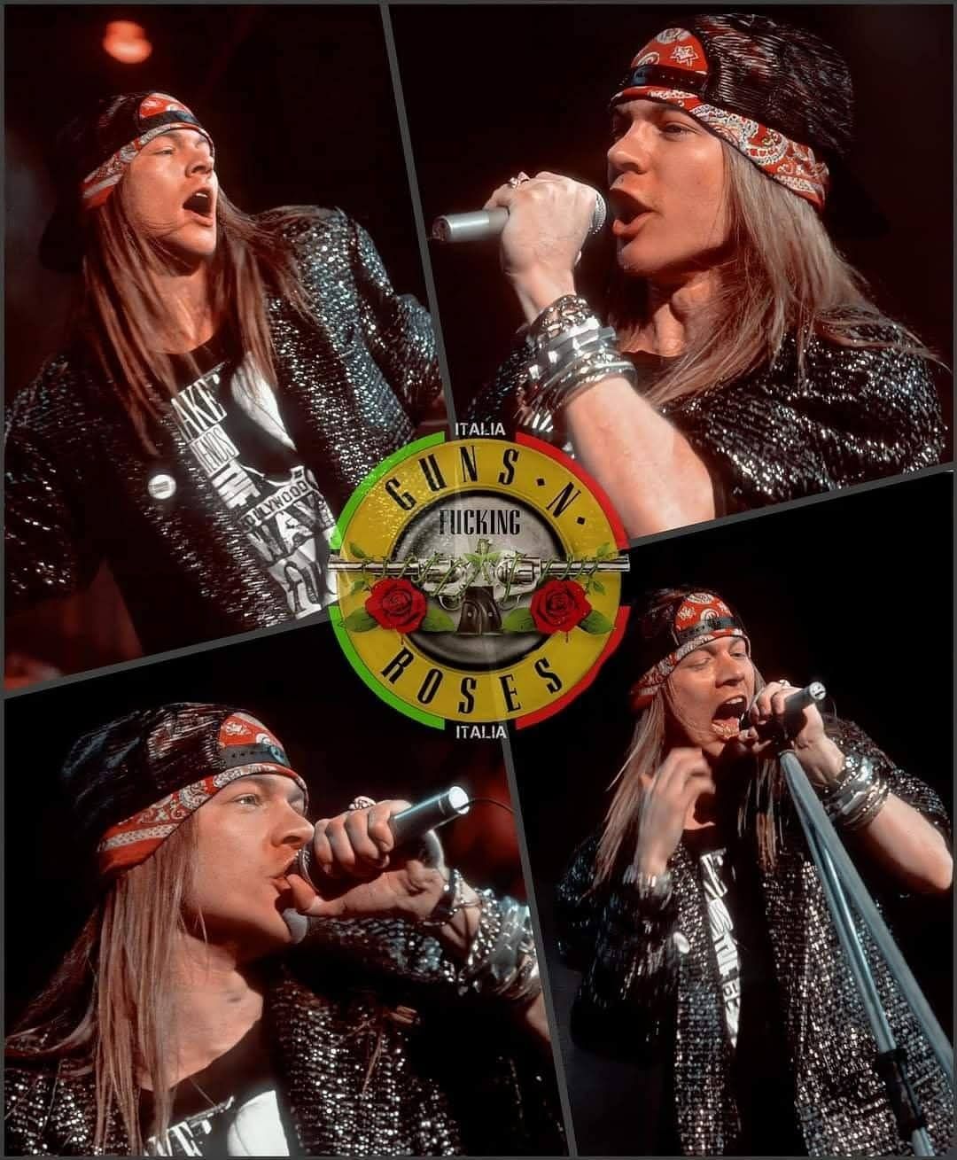October 19, 1989 - Guns N' Roses at Los Angeles Coliseum, Los