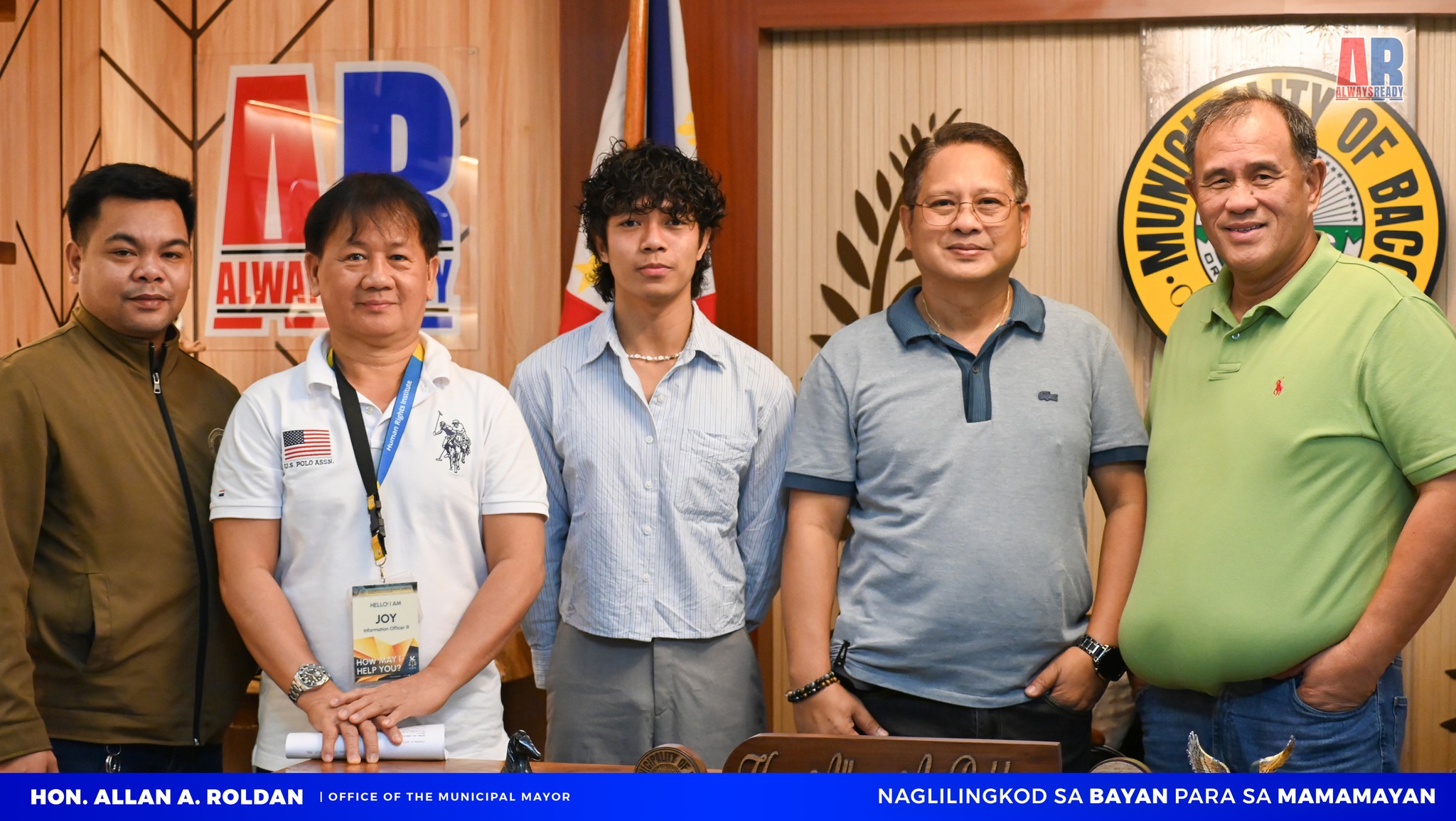 𝗖𝗛𝗥 𝗠𝗜𝗠𝗔𝗥𝗢𝗣𝗔 𝗢𝗡 𝗠𝗔𝗬𝗢𝗥’𝗦 𝗢𝗙𝗙𝗜𝗖𝗘... - Mayor Allan 