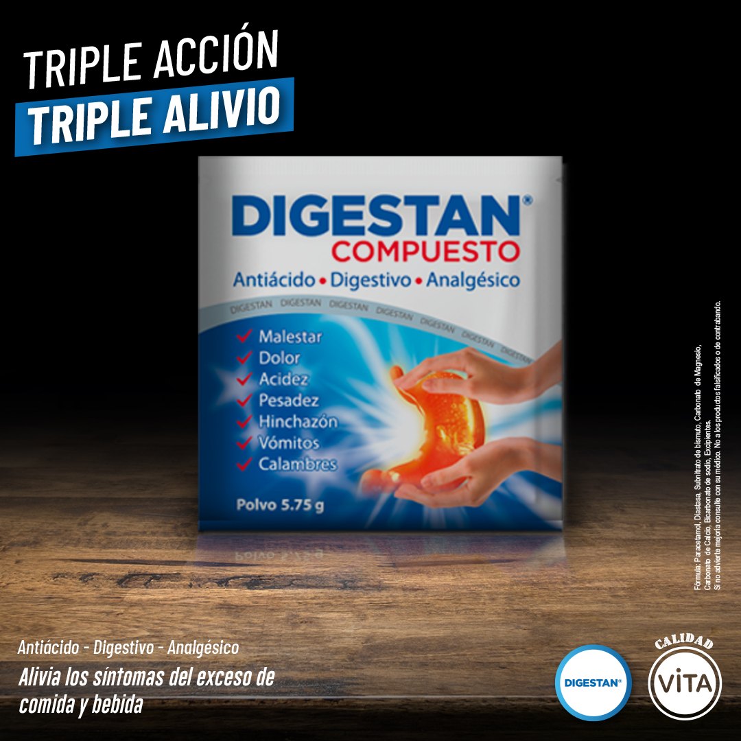 Digestan - ¿Ya conoces la triple fórmula de Digestan...
