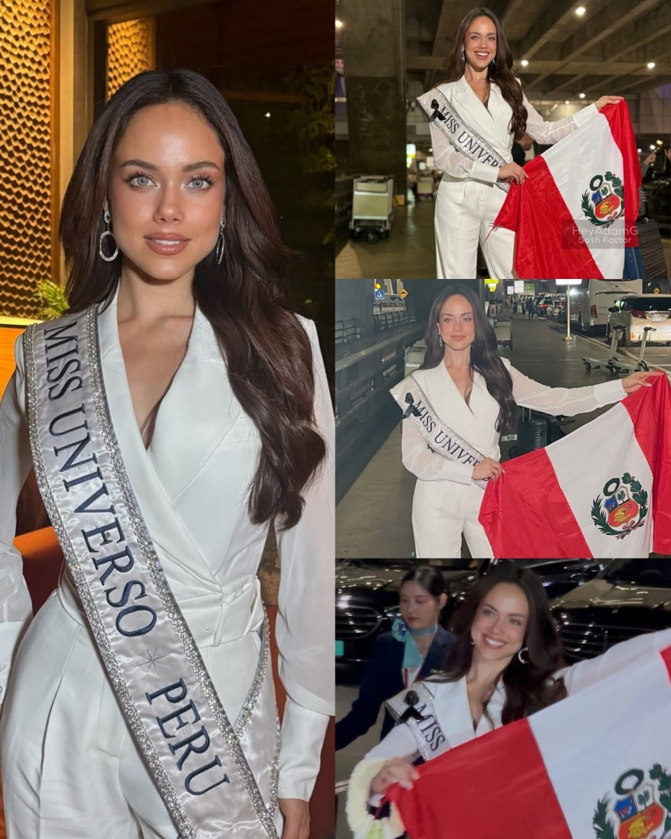 Missosology - Perú ya en Tailandia🇵🇪😍 Nuestra Karla Bacigalupo ya llegó ...