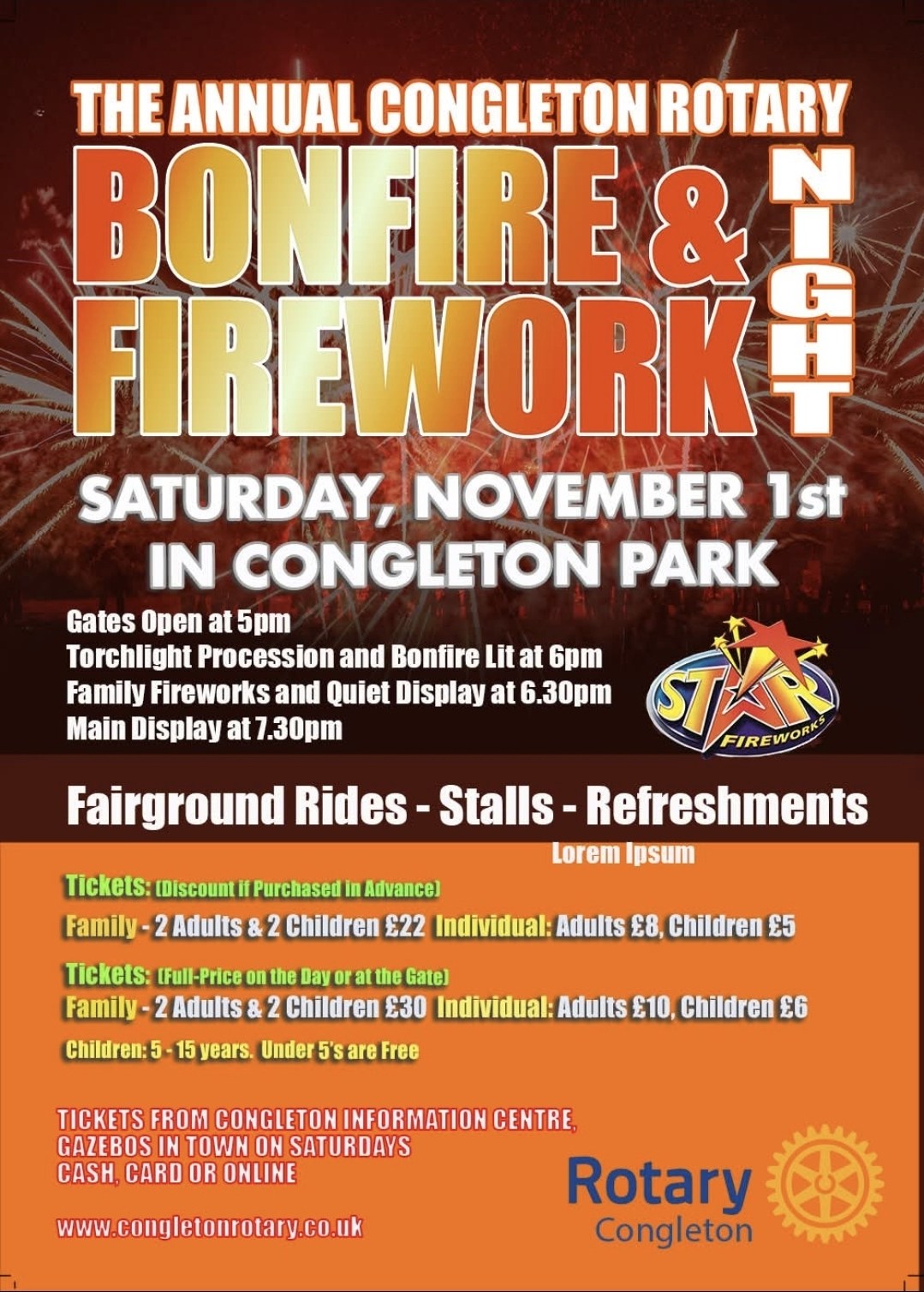 What's on in Congleton | WEATHER IS LOOKING DRY FOR TOMORROWS EVENT ...