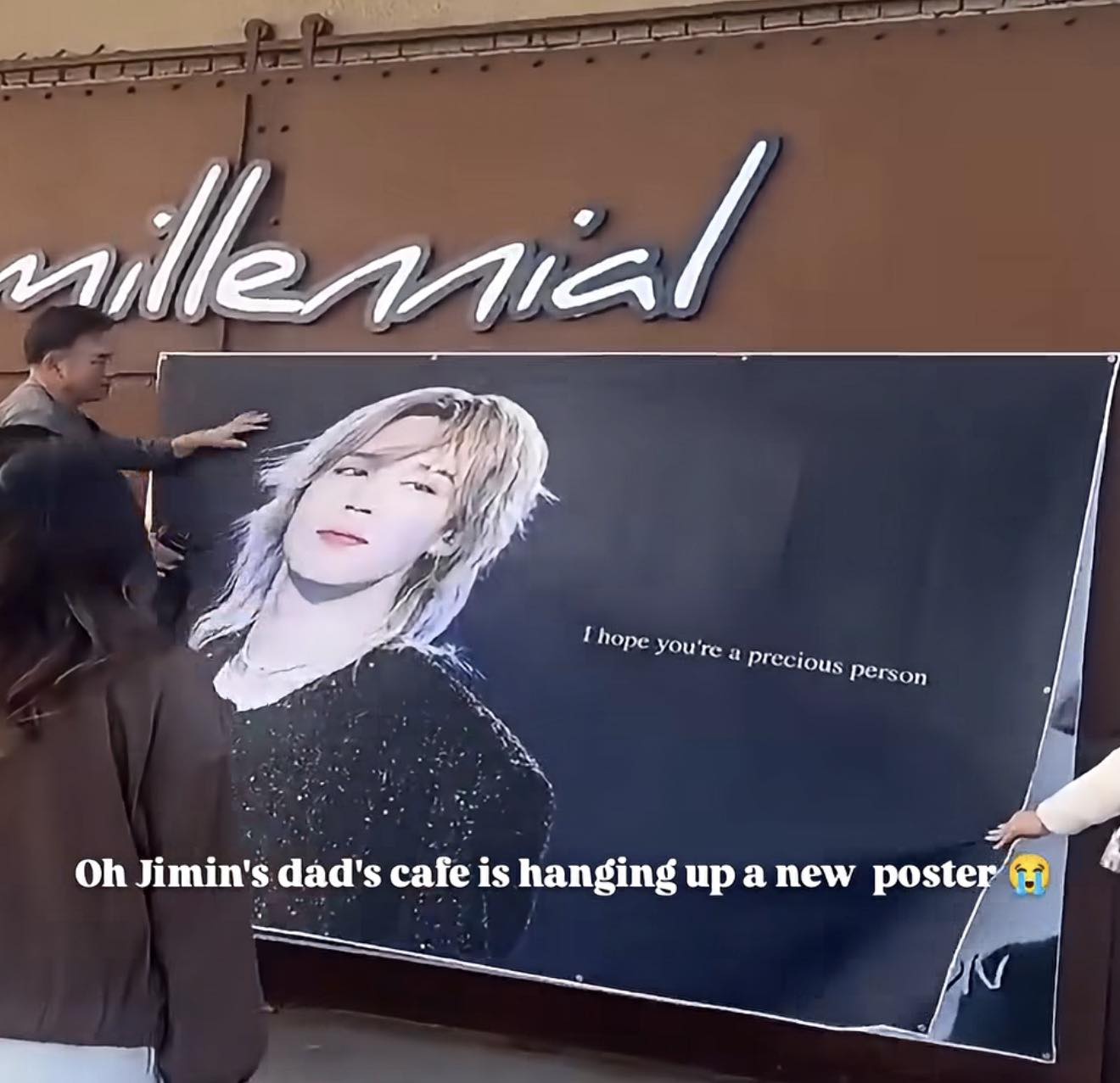 Fans are emotional after a new poster of Jimin was seen being