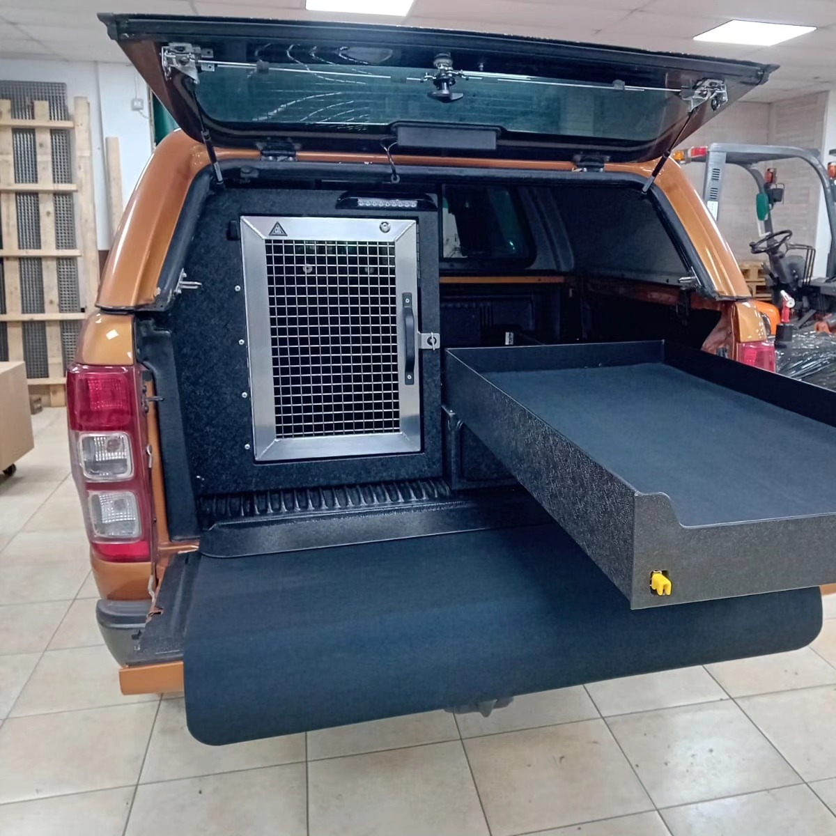 CAB Boxes - Ford Ranger Wheel arch box accompanied with a...