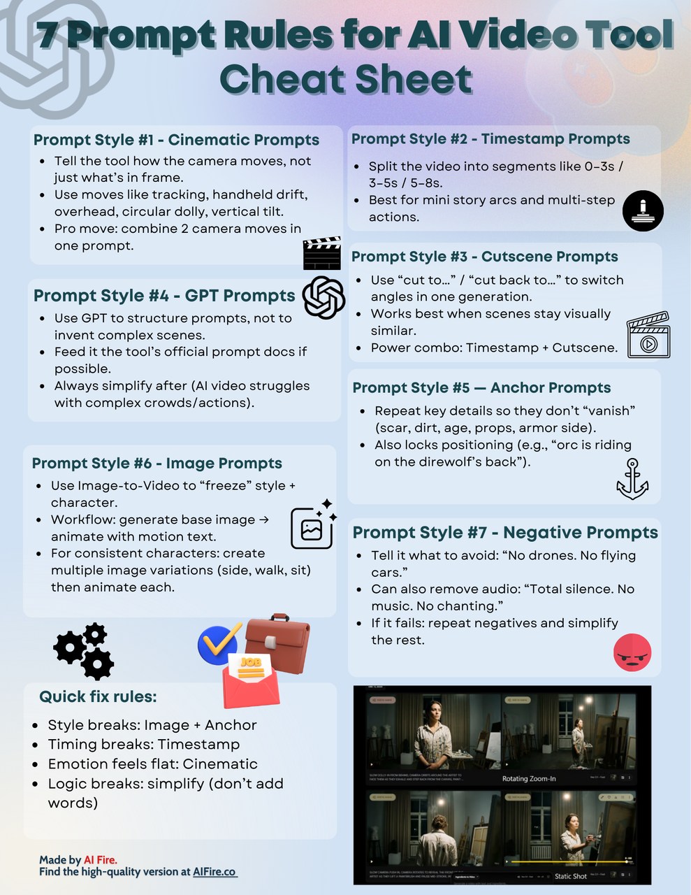 The AI - Here're only 7 prompt rules you need to master any AI video ...