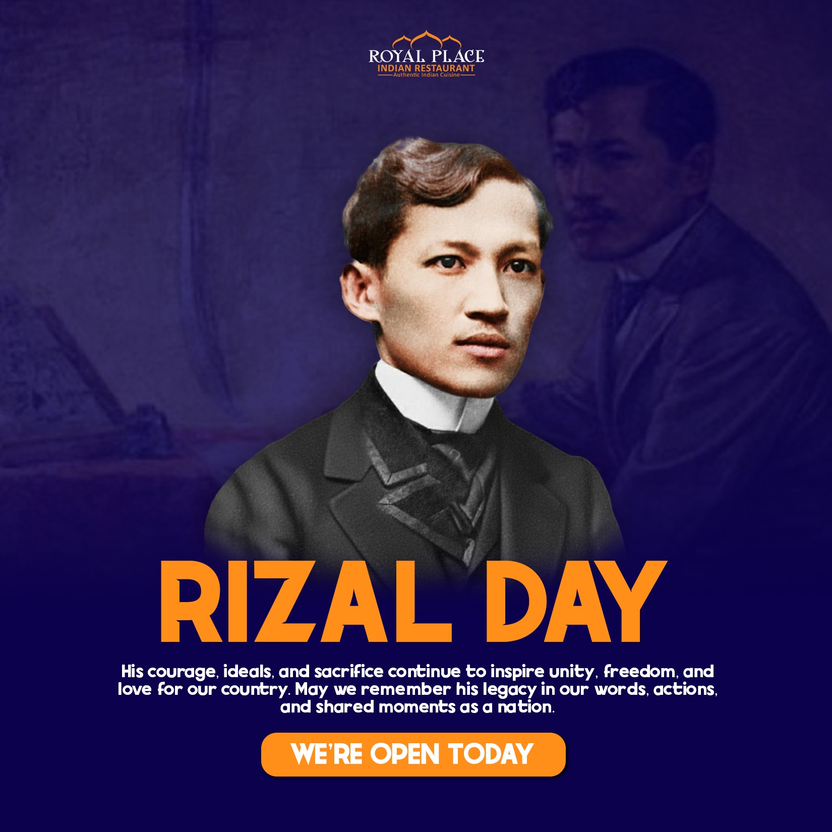 Royal - Rizal Day 🇵🇭 Today, we honor the martyrdom of Dr. José Rizal ...