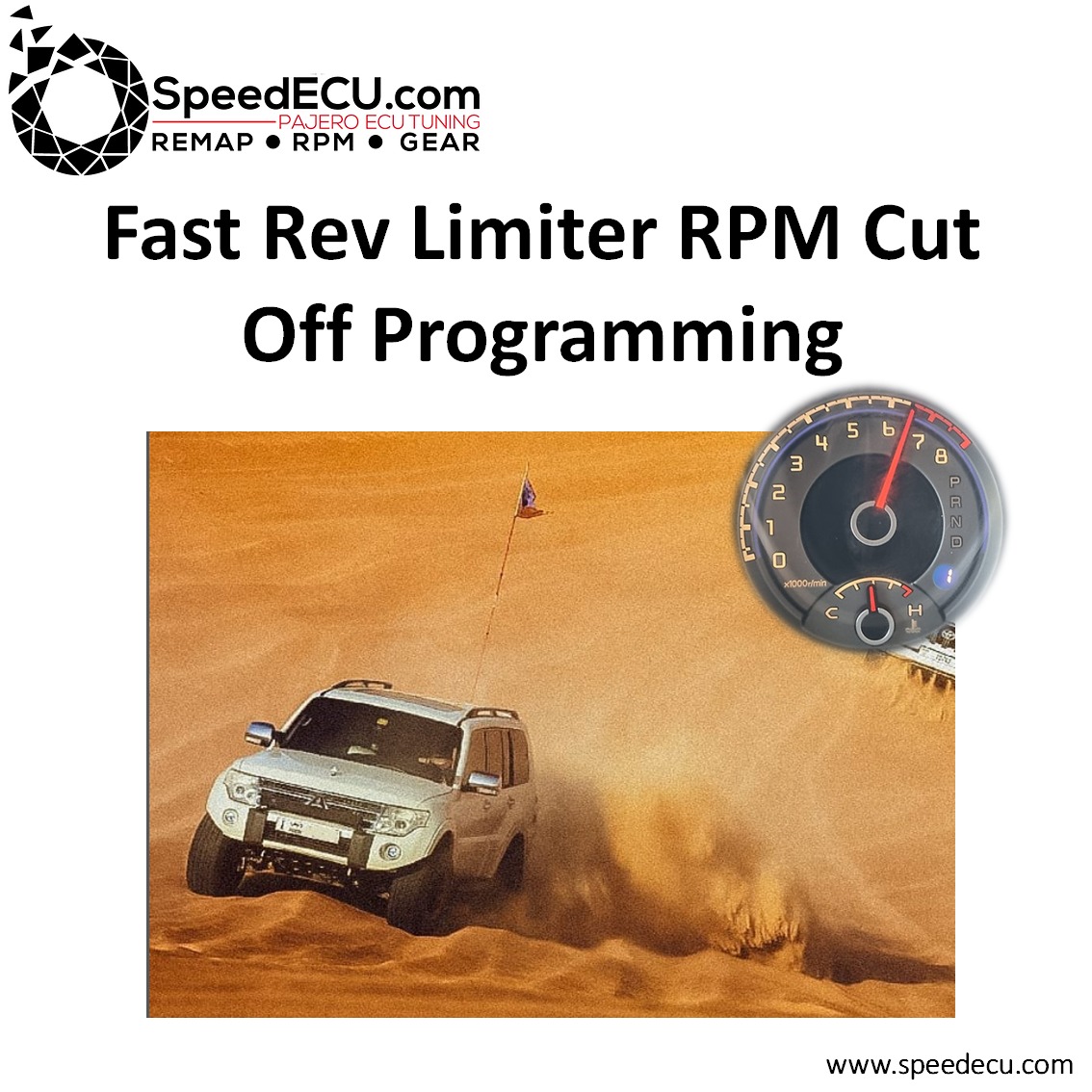 Speedecu Pajero Tuning Gear Hold RPM Cut Off ECU Remap | Dubai