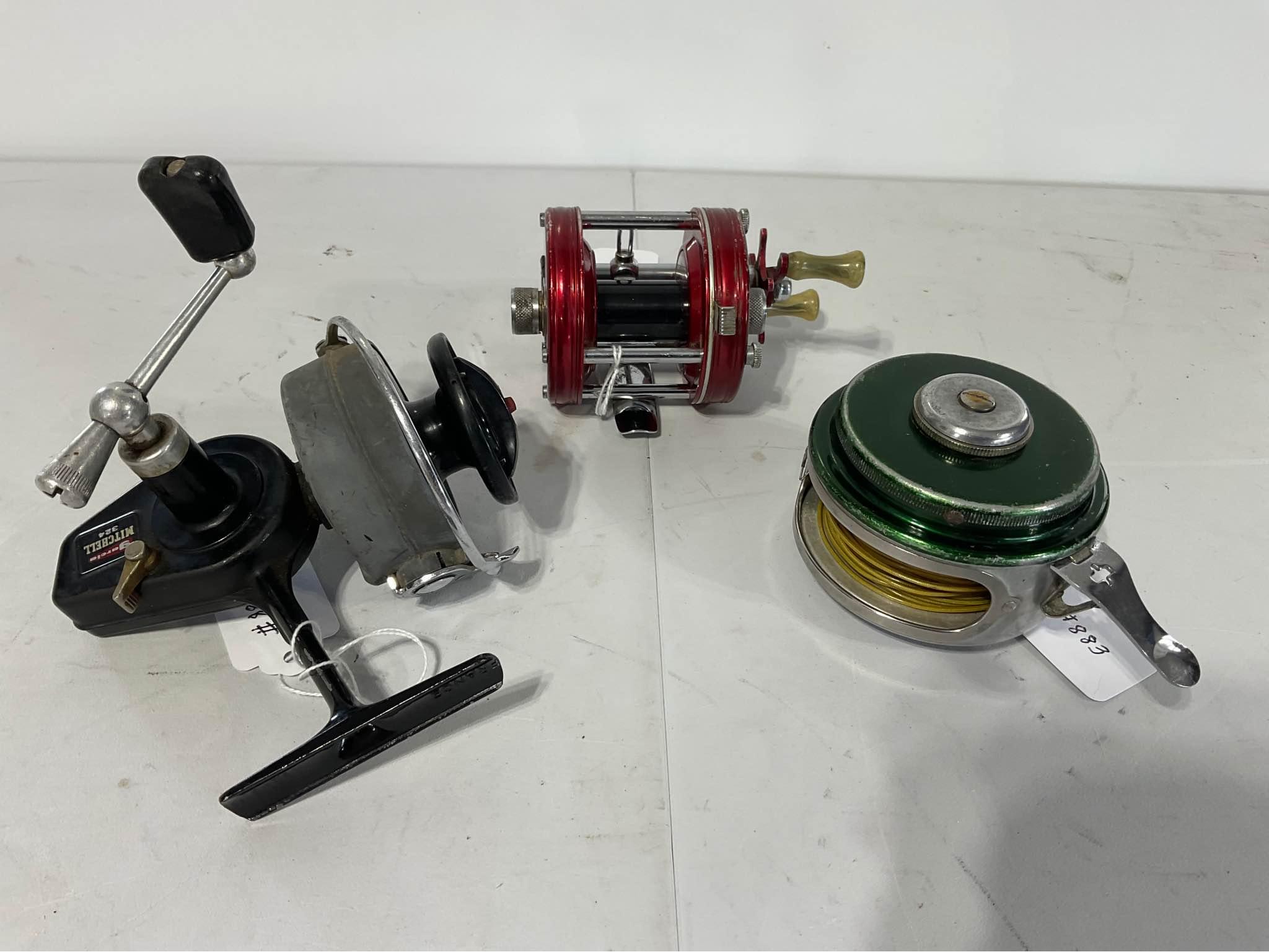 1964 shakespeare fishing reel Marhoff No. Nickel Silver Model GE w/Box  ineedths William Shakespeare Jr. Co. Fishing