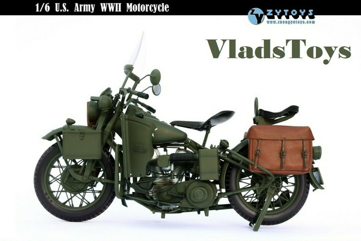 Vlad's - ZY Toys 1:6 Scale WWII US Army Harley Davidson Military