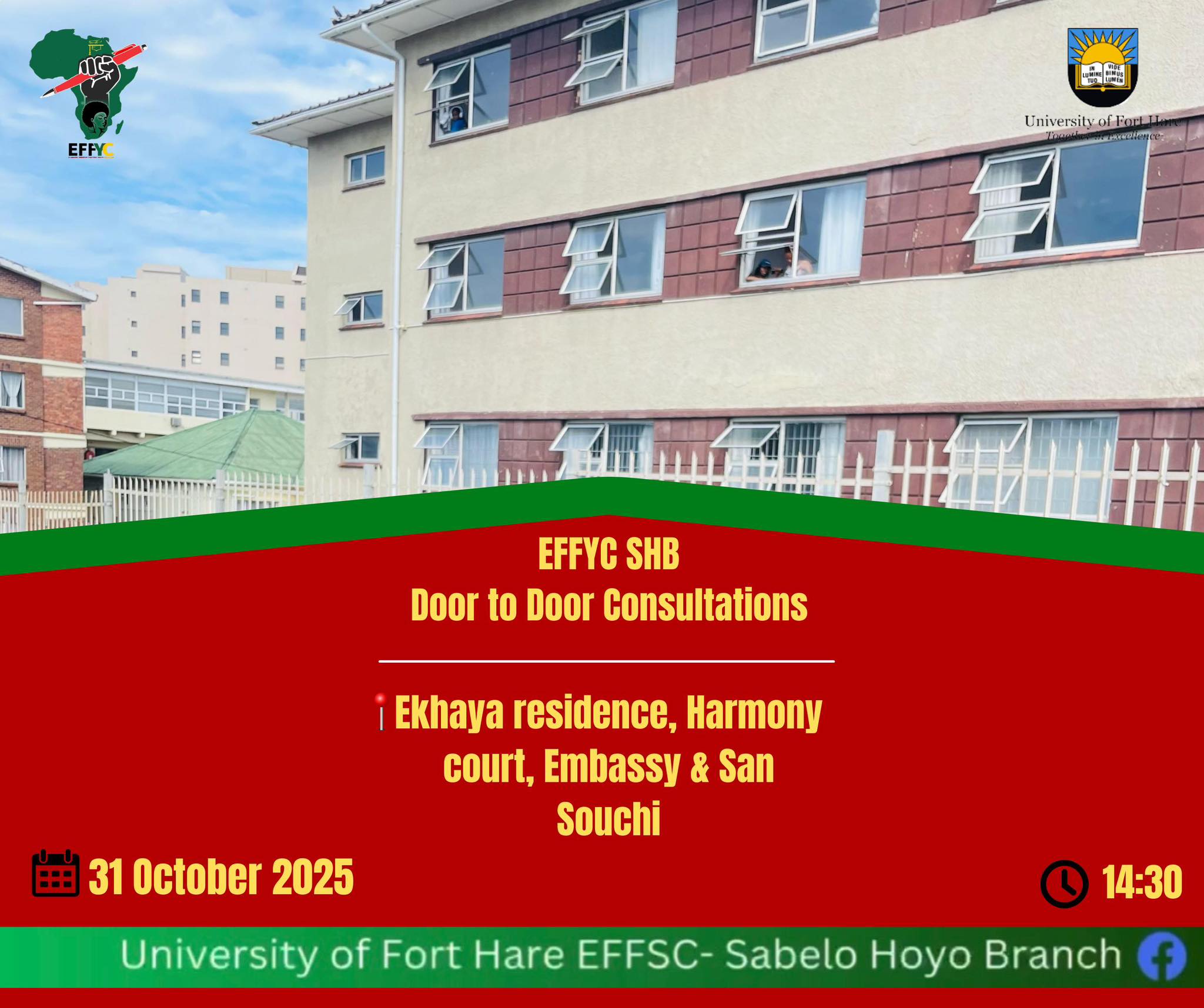 ♦️CURR... - University of Fort Hare EFFSC - Sabelo Hoyo Branch | Facebook