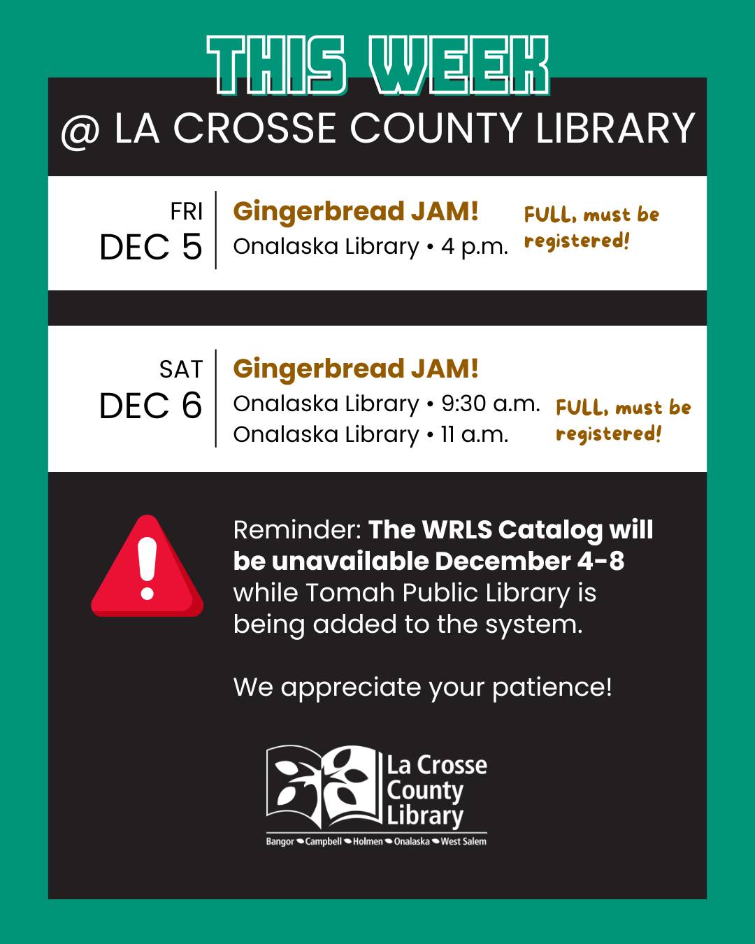 La Crosse County Library added... - La Crosse County Library