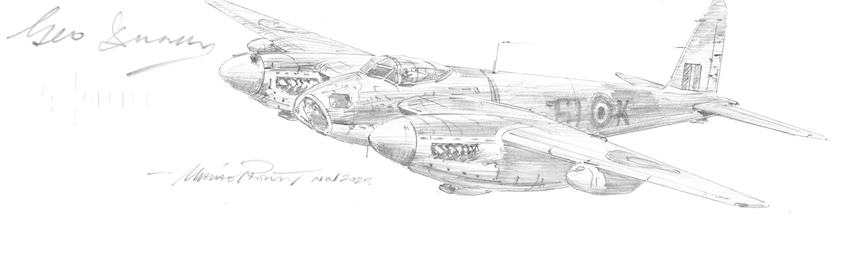 MOSQUITO B.XXV EDITION... - Michael Rondot - Aviation Artist | Facebook