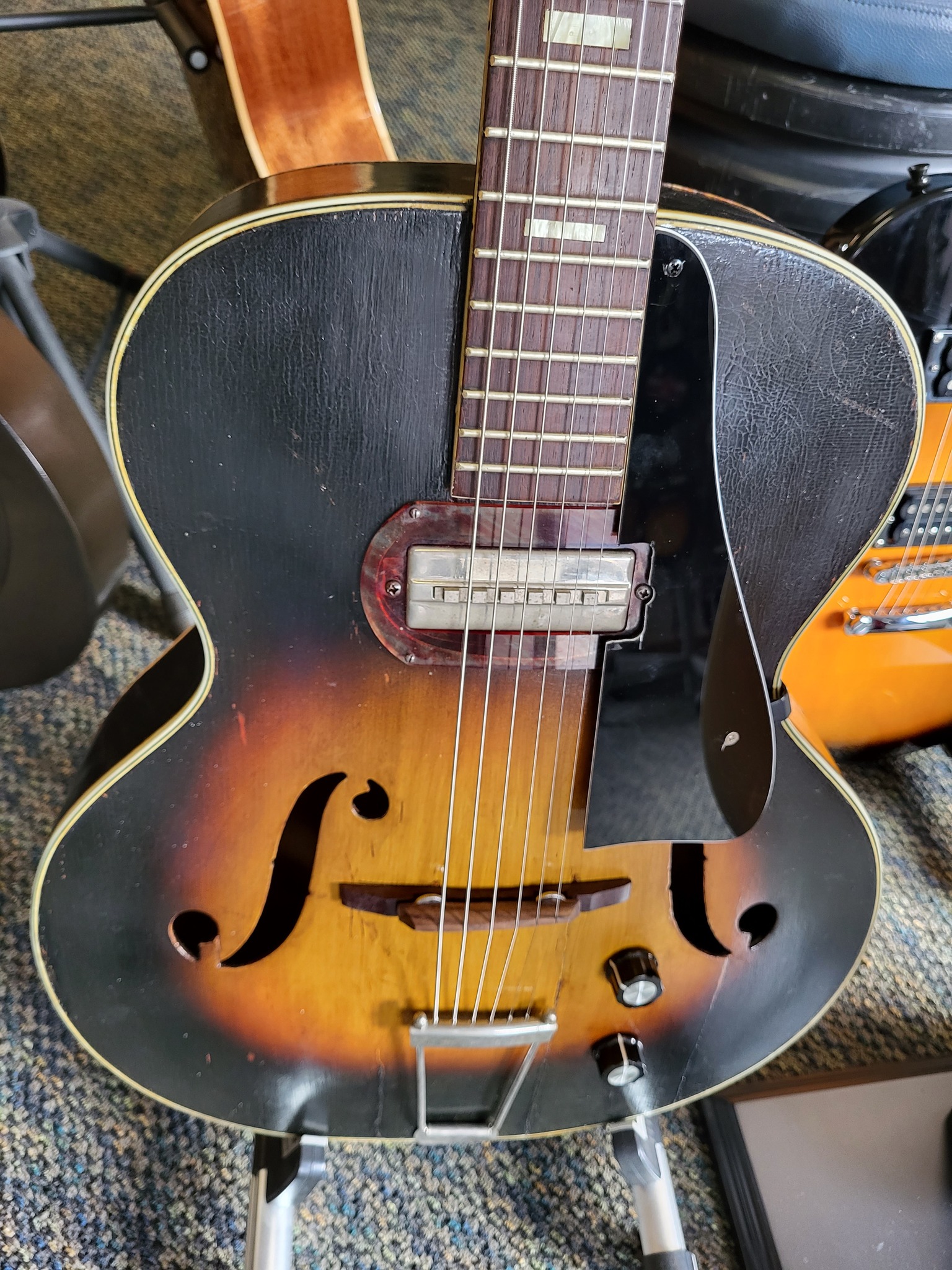 Vintage Silvertone Harmony H51 Guitar with P13 Pickup