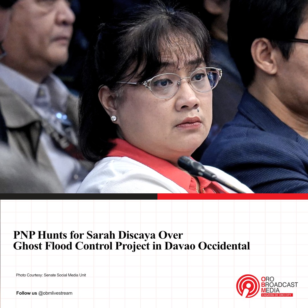 Oro - PNP HUNTS FOR SARAH DISCAYA OVER GHOST FLOOD CONTROL PROJECT IN ...