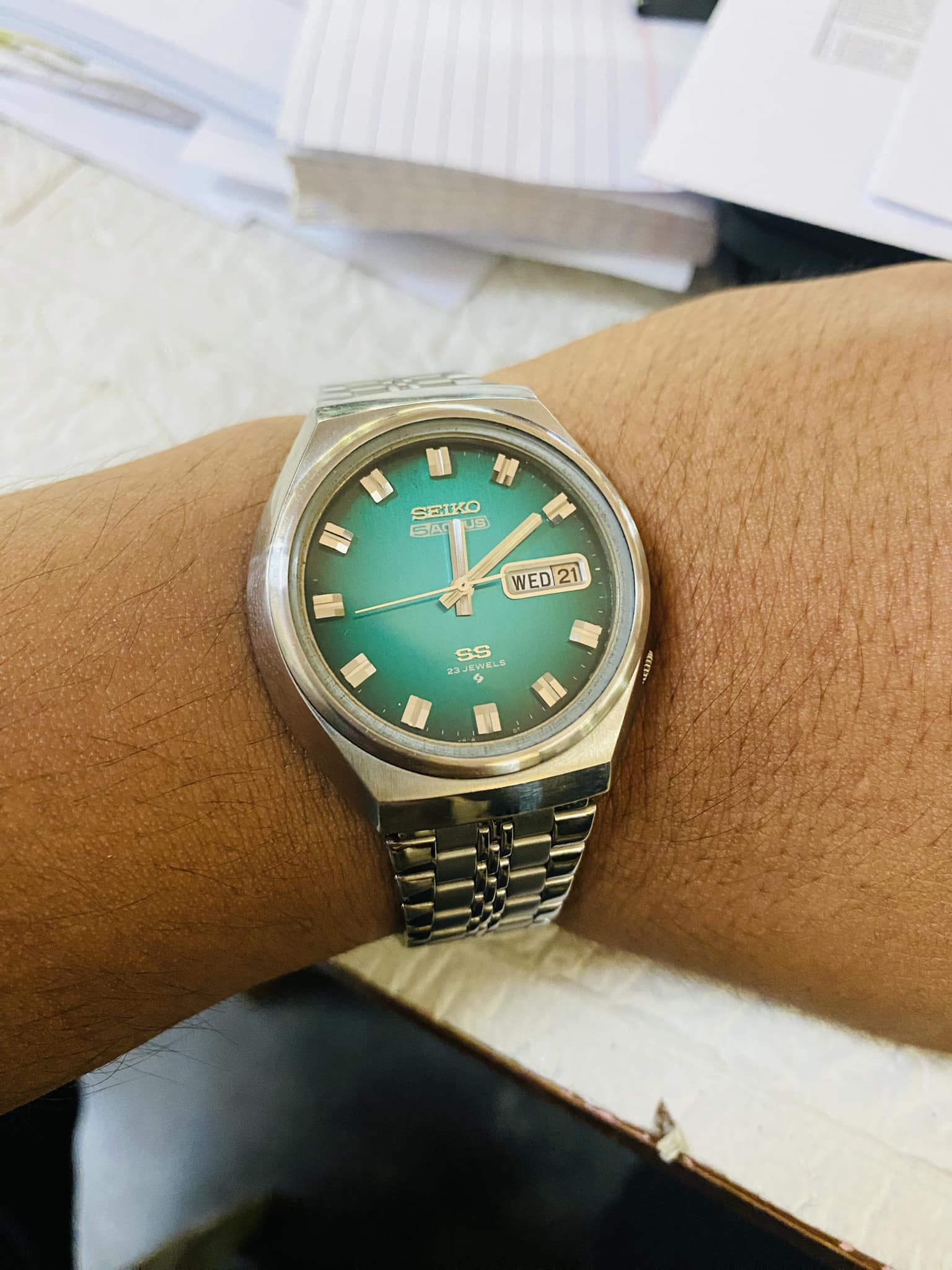 SEIKO 5アクタス SS 6106-7700 - Teal 